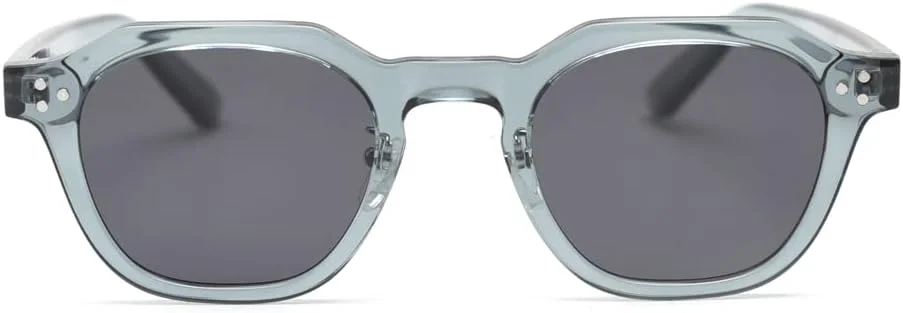 عینک آفتابی پلاریزه TR90 کاچاوو، عینک آفتابی مربعی چند ضلعی رترو و وینتیج برای زنان و مردان، فریم ضخیم، طراحی لوکس برند