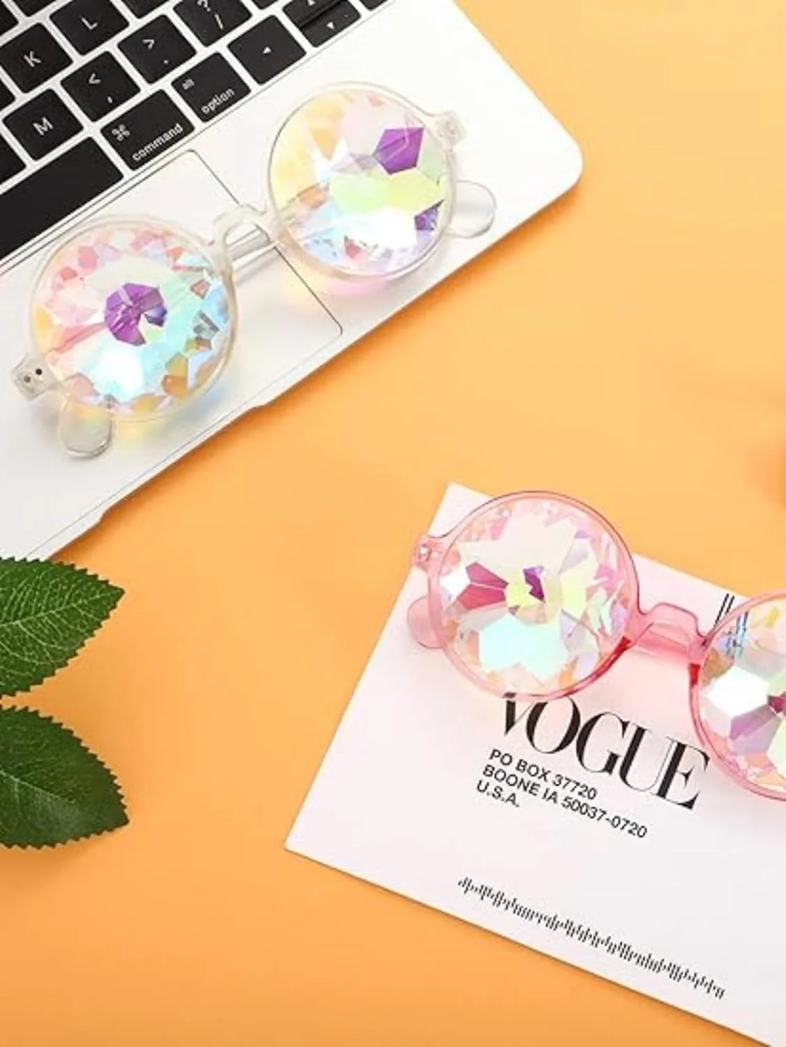 عینک های منشور رنگین کمانی 3 عددی، عینک آفتابی منشور رنگین کمانی برای کودکان، عینک های پراش چند رنگی (لوازم جانبی مهمانی های Cosplay و Rave)