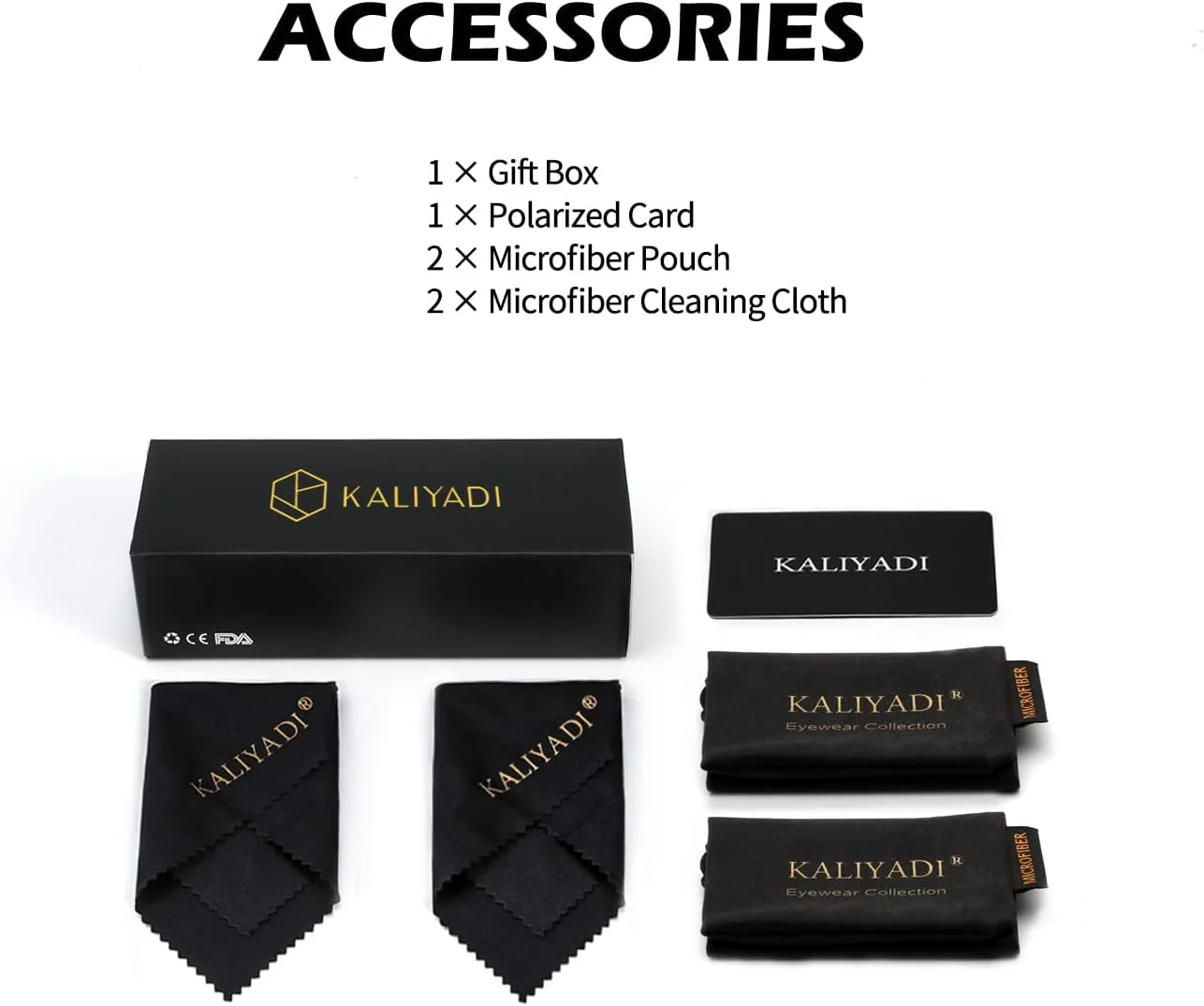 عینک آفتابی خلبانی کلاسیک KALIYADI برای مردان و زنان، عینک آفتابی رانندگی با لنز پلاریزه و مسدود کننده UV