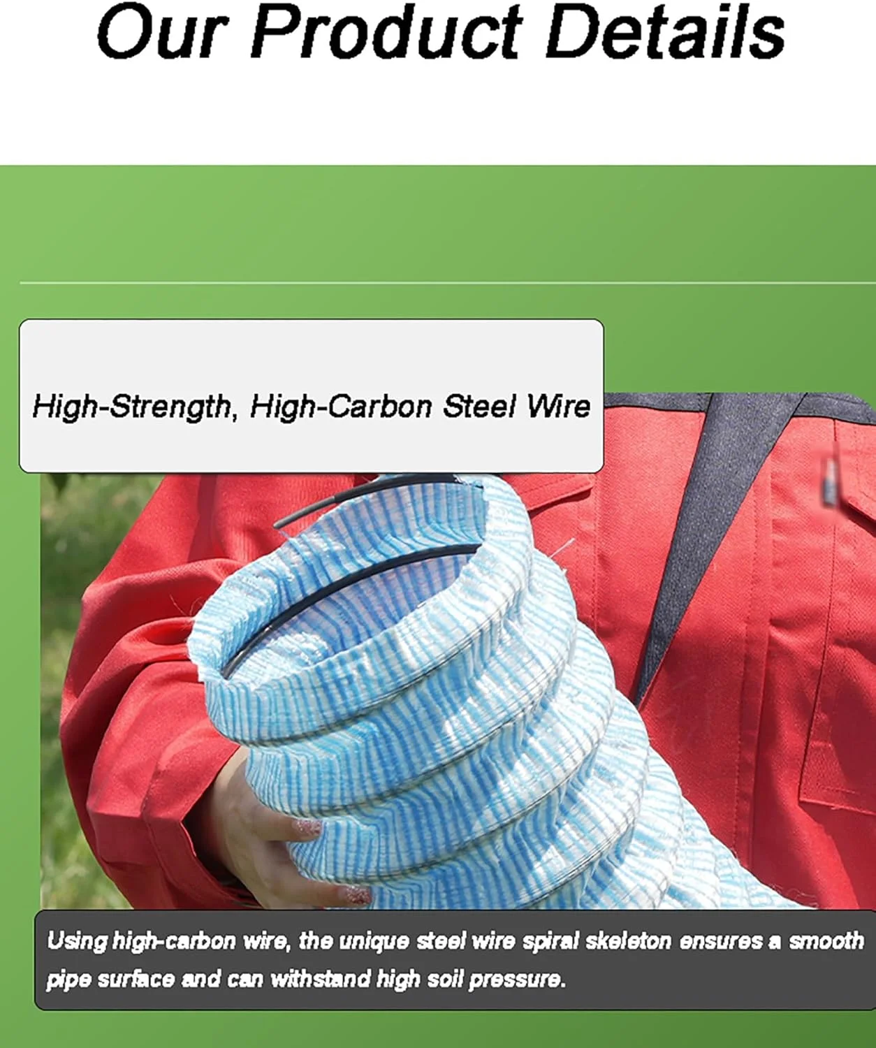 لوله زهکشی فرانسوی، لوله زهکشی فرانسوی سوراخ دار انعطاف پذیر، 1-20 متر برای حیاط، چمن و زهکشی محوطه سازی (250 میلی متر، 8 متر / 26.2 فوت) لوله زهکشی فرانسوی، لوله زهکشی فرانسوی سوراخ دار انعطاف پذیر، 1-20 متر برای حیاط، چمن و زهکشی محوطه سازی (250 میلی متر، 8 متر / 26.2 فوت)