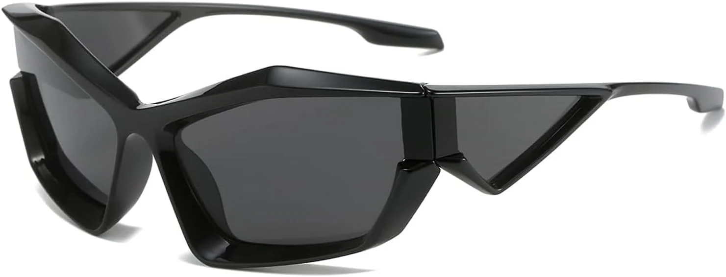 عینک آفتابی مد روز KASTWAVE، مناسب آقایان و بانوان، عینک اسپرت و خنک Y2K با استایل آینده