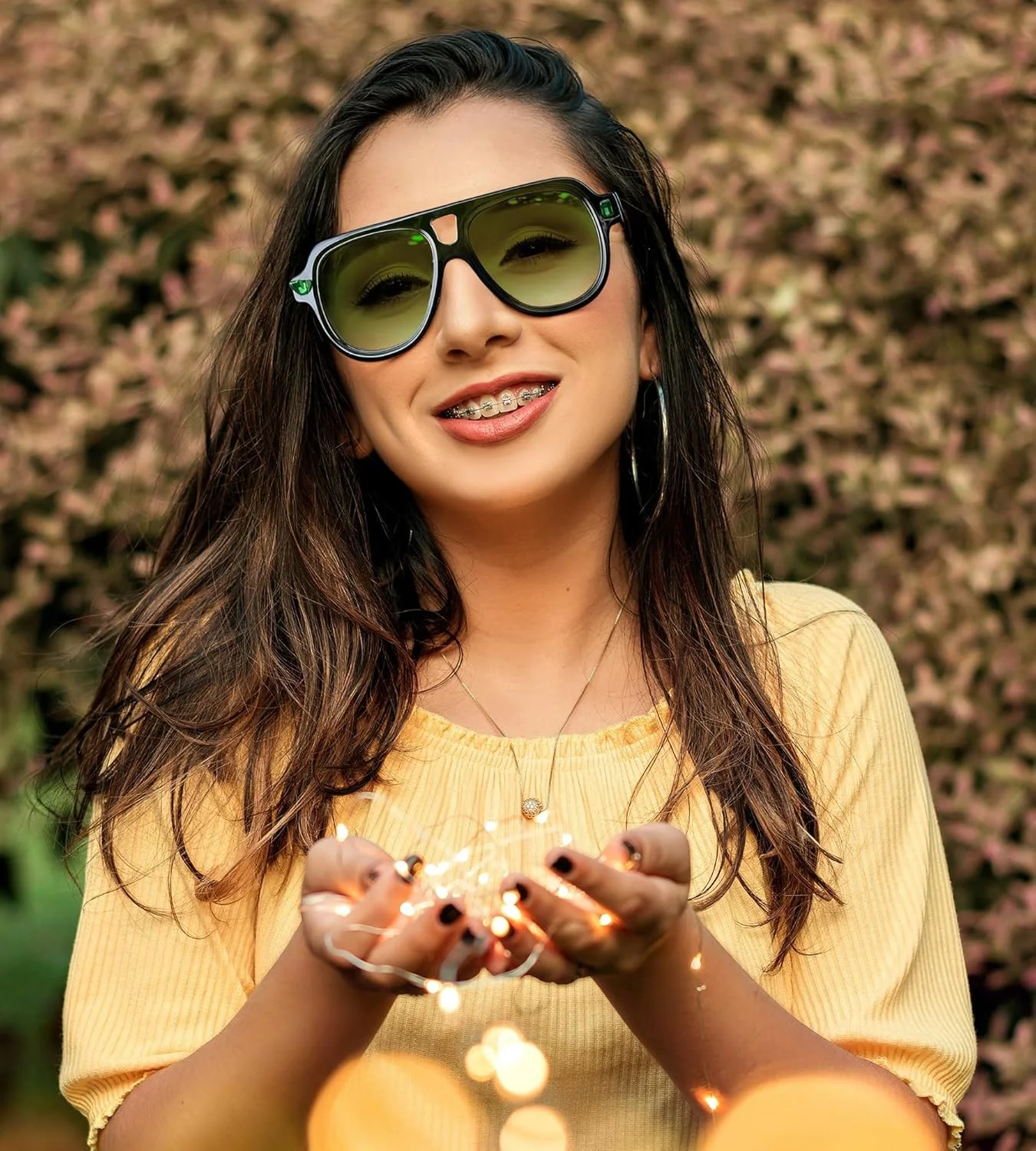 عینک آفتابی مردانه و زنانه KASTWAVE طرح وینتیج، عینک آفتابی خلبانی دهه 70، عینک آفتابی کلاسیک رترو با فریم بزرگ UV400، فریم وینتیج - سبز