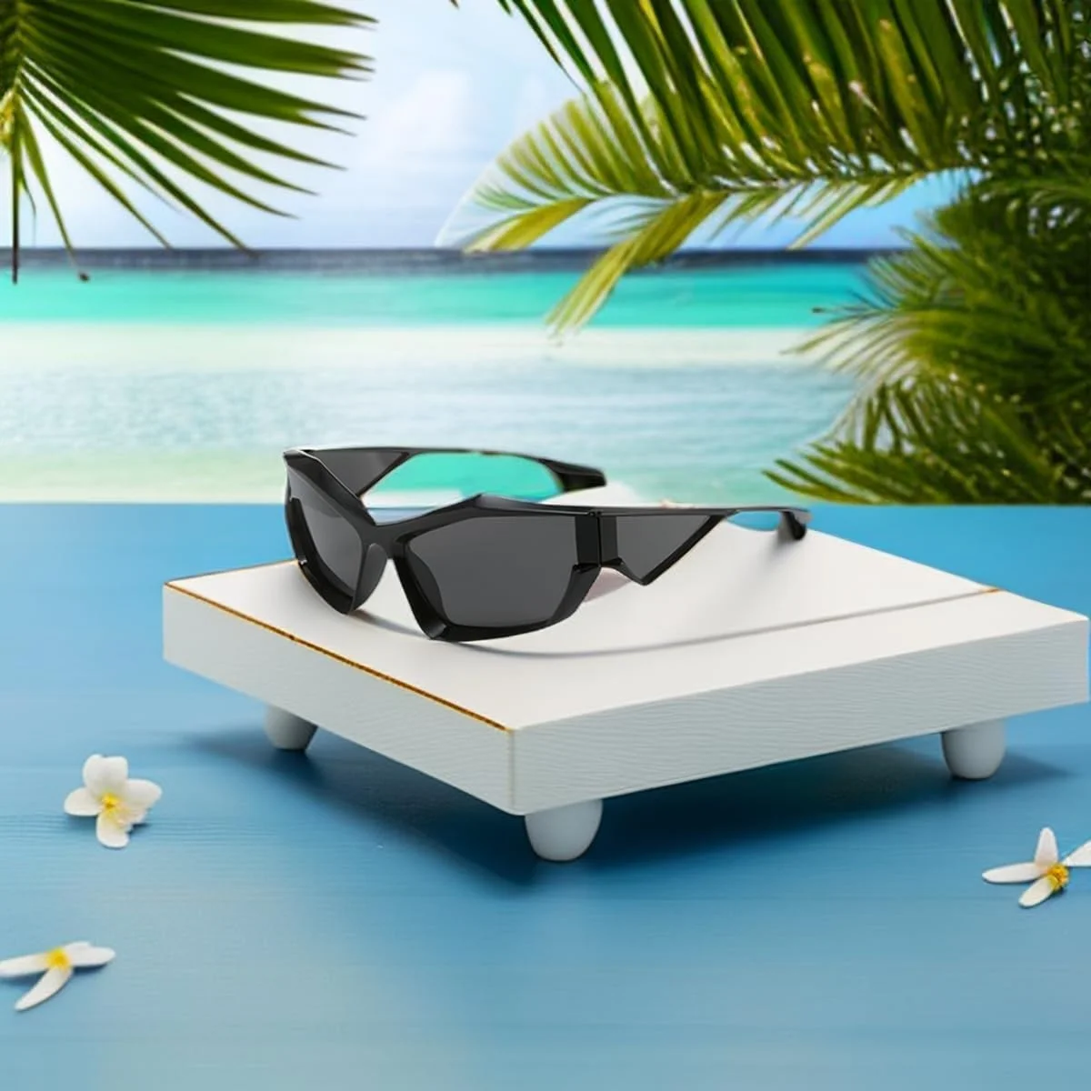 عینک آفتابی مد روز KASTWAVE، مناسب آقایان و بانوان، عینک اسپرت و خنک Y2K با استایل آینده