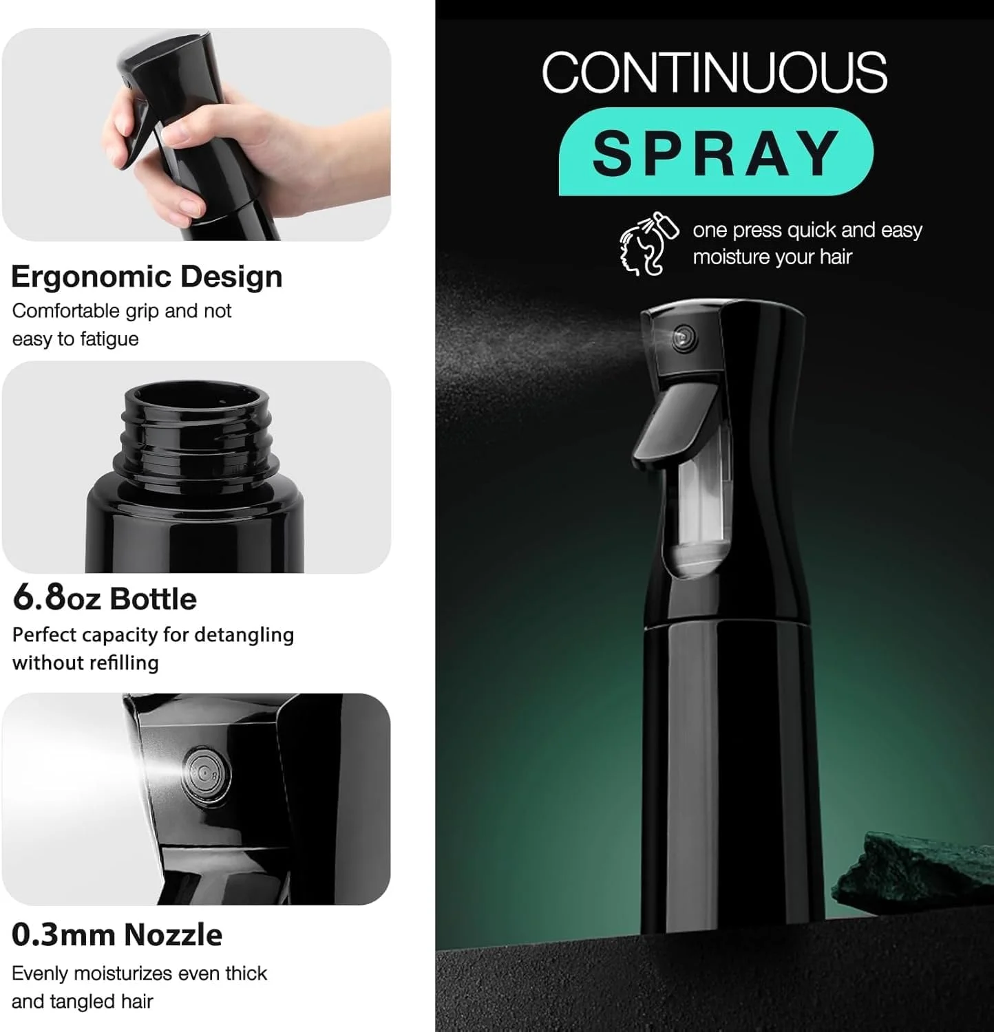 مجموعه برس مو GraGra، مجموعه 4 عددی برس باز کننده گره مو، درخشان کننده و صاف کننده مو، برس مو برای زنان، مردان و کودکان با موهای مجعد، عالی برای موهای مجعد طبیعی، ضخیم، مرطوب یا خشک مجموعه برس مو GraGra، مجموعه 4 عددی برس باز کننده گره مو، درخشان کننده و صاف کننده مو، برس مو برای زنان، مردان و کودکان با موهای مجعد، عالی برای موهای مجعد طبیعی، ضخیم، مرطوب یا خشک