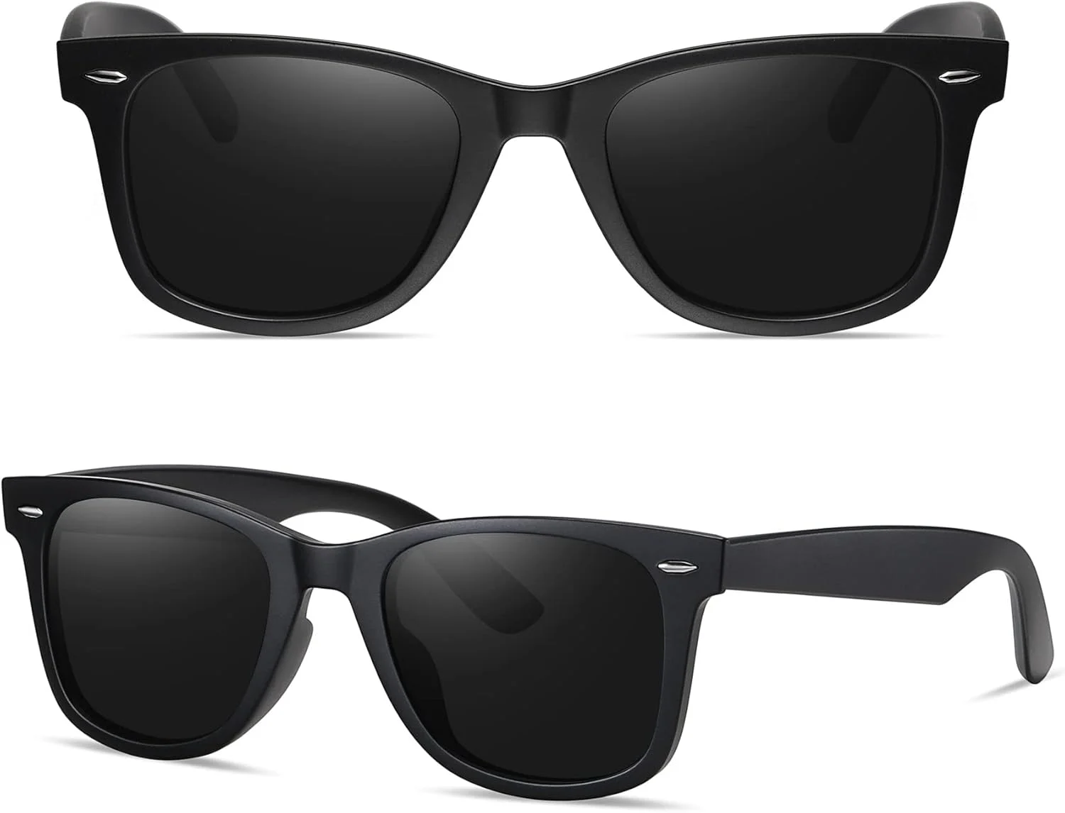 عینک آفتابی پلاریزه MEETSUN برای زنان و مردان، فریم مربعی کلاسیک رترو، مناسب رانندگی، عینک آفتابی ترندی با محافظت UV عینک آفتابی پلاریزه MEETSUN برای زنان و مردان، فریم مربعی کلاسیک رترو، مناسب رانندگی، عینک آفتابی ترندی با محافظت UV