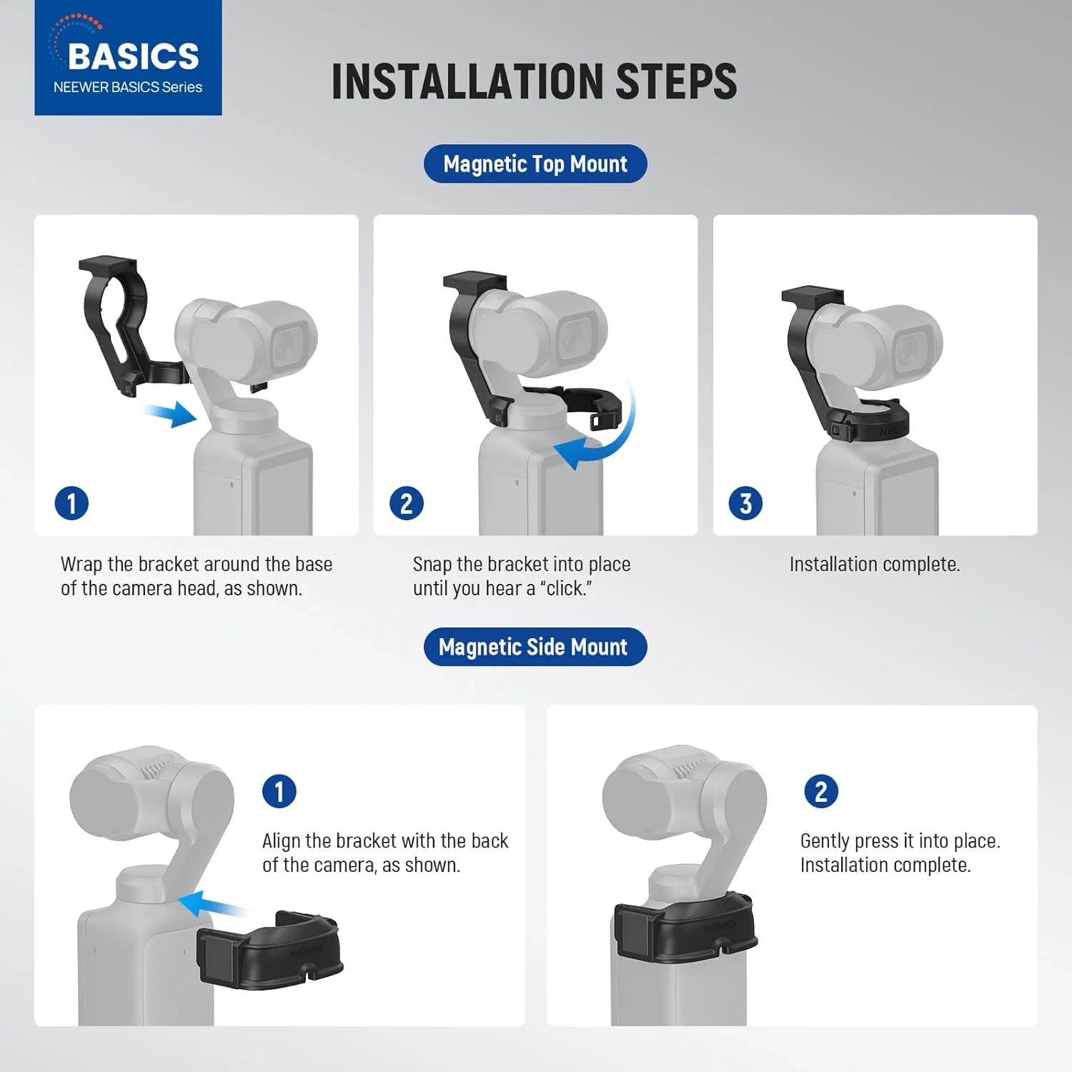 نور RGB مغناطیسی NEEWER BASICS سازگار با دوربین گیمبال DJI OSMO Pocket 3 و لوازم جانبی Creator Combo، نور کمکی و پرکننده LED پلاستیکی قابل شارژ USB C با توان 1.3 وات برای سلفی، ولاگ و ویدیو، مدل M21C نور RGB مغناطیسی NEEWER BASICS سازگار با دوربین گیمبال DJI OSMO Pocket 3 و لوازم جانبی Creator Combo، نور کمکی و پرکننده LED پلاستیکی قابل شارژ USB C با توان 1.3 وات برای سلفی، ولاگ و ویدیو، مدل M21C