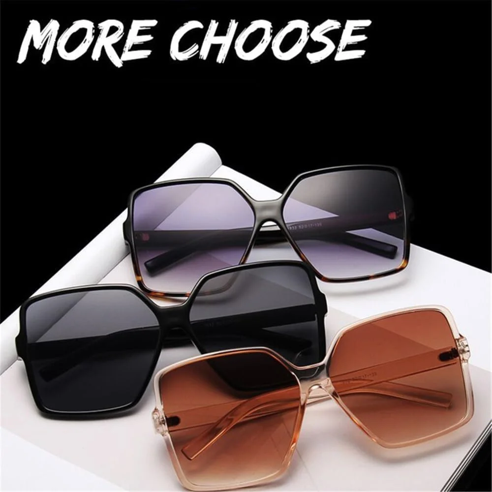 عینک آفتابی مربعی بزرگ زنانه، فریم بزرگ، عینک آفتابی رنگارنگ، آینه ای زنانه، سایه های گرادیان یونیسکس عینک آفتابی مربعی بزرگ زنانه، فریم بزرگ، عینک آفتابی رنگارنگ، آینه ای زنانه، سایه های گرادیان یونیسکس