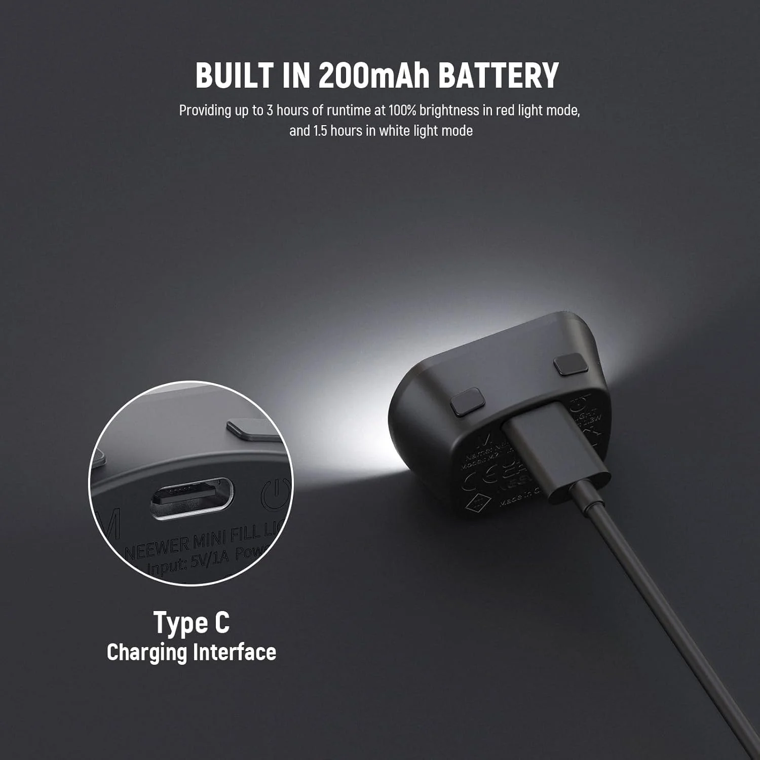 نور RGB مغناطیسی NEEWER BASICS سازگار با دوربین گیمبال DJI OSMO Pocket 3 و لوازم جانبی Creator Combo، نور کمکی و پرکننده LED پلاستیکی قابل شارژ USB C با توان 1.3 وات برای سلفی، ولاگ و ویدیو، مدل M21C نور RGB مغناطیسی NEEWER BASICS سازگار با دوربین گیمبال DJI OSMO Pocket 3 و لوازم جانبی Creator Combo، نور کمکی و پرکننده LED پلاستیکی قابل شارژ USB C با توان 1.3 وات برای سلفی، ولاگ و ویدیو، مدل M21C