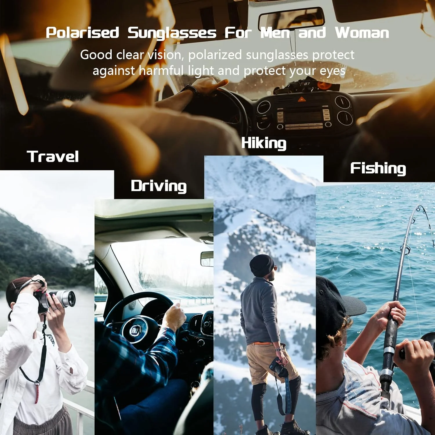 عینک آفتابی مردانه phikttu عینک آفتابی مردانه phikttu