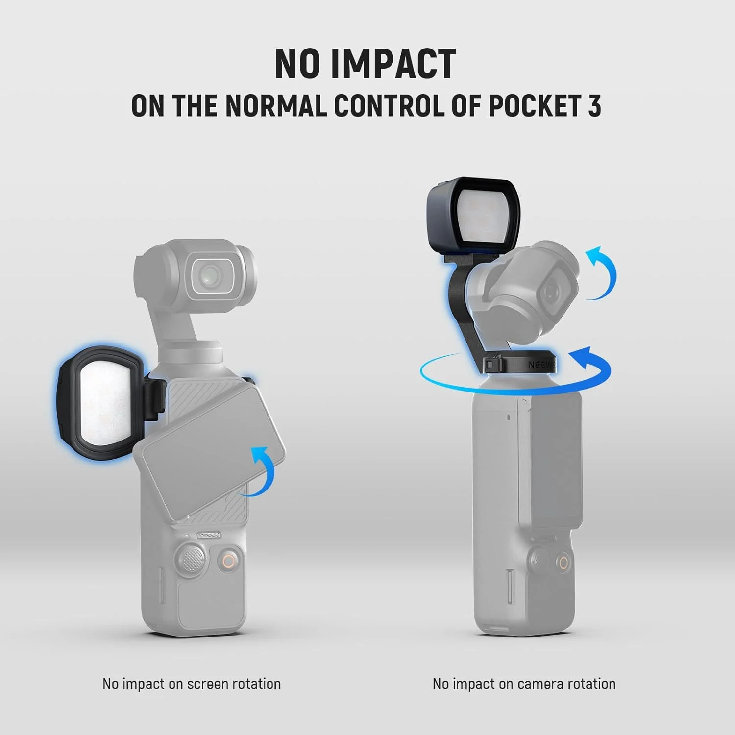 نور RGB مغناطیسی NEEWER BASICS سازگار با دوربین گیمبال DJI OSMO Pocket 3 و لوازم جانبی Creator Combo، نور کمکی و پرکننده LED پلاستیکی قابل شارژ USB C با توان 1.3 وات برای سلفی، ولاگ و ویدیو، مدل M21C نور RGB مغناطیسی NEEWER BASICS سازگار با دوربین گیمبال DJI OSMO Pocket 3 و لوازم جانبی Creator Combo، نور کمکی و پرکننده LED پلاستیکی قابل شارژ USB C با توان 1.3 وات برای سلفی، ولاگ و ویدیو، مدل M21C