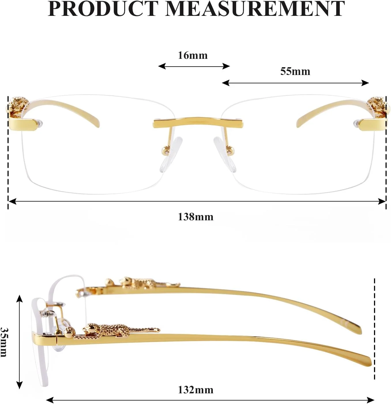 عینک آفتابی مستطیلی بدون فریم و قدیمی piscm برای زنان و مردان، عینک آفتابی مربعی بدون قاب فلزی طلایی مد روز، عینک شفاف عینک آفتابی مستطیلی بدون فریم و قدیمی piscm برای زنان و مردان، عینک آفتابی مربعی بدون قاب فلزی طلایی مد روز، عینک شفاف