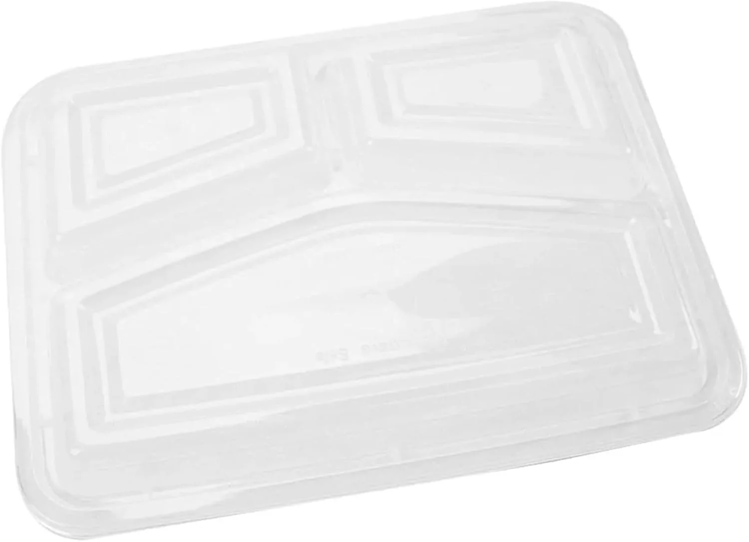 بسته ایده آل ظروف مستطیلی 3 قسمتی با پایه مشکی و درب – 5 عدد | مناسب مایکروویو و فریزر | مقاوم در برابر نشت، مناسب آماده سازی غذا و بیرون بر