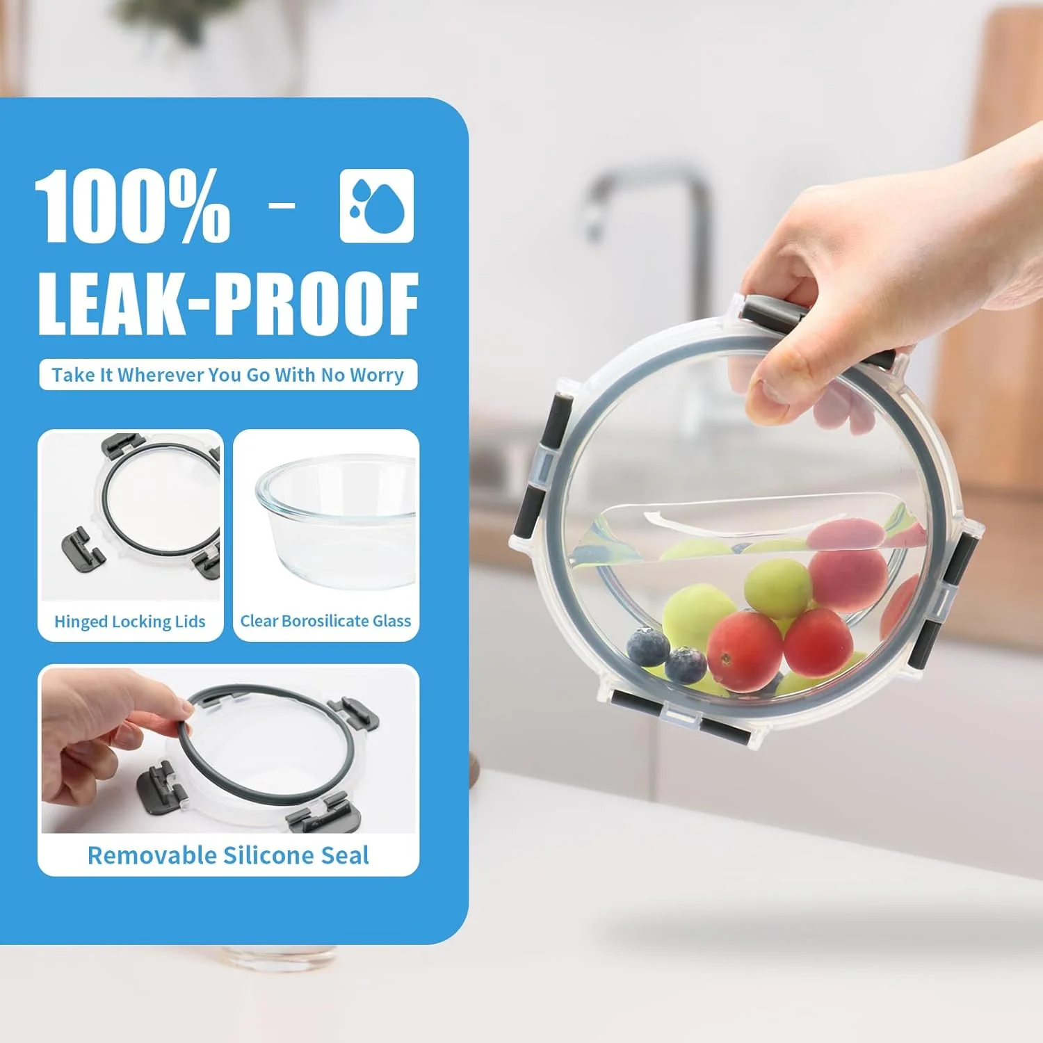 ست 12 تایی ظروف نگهداری غذا شیشه ای کوچک با درب های محکم، ظروف آماده سازی غذا ضد نشت 384 میلی لیتری، قابل استفاده در فریزر و مایکروویو، قابل شستشو در ماشین ظرفشویی ست 12 تایی ظروف نگهداری غذا شیشه ای کوچک با درب های محکم، ظروف آماده سازی غذا ضد نشت 384 میلی لیتری، قابل استفاده در فریزر و مایکروویو، قابل شستشو در ماشین ظرفشویی