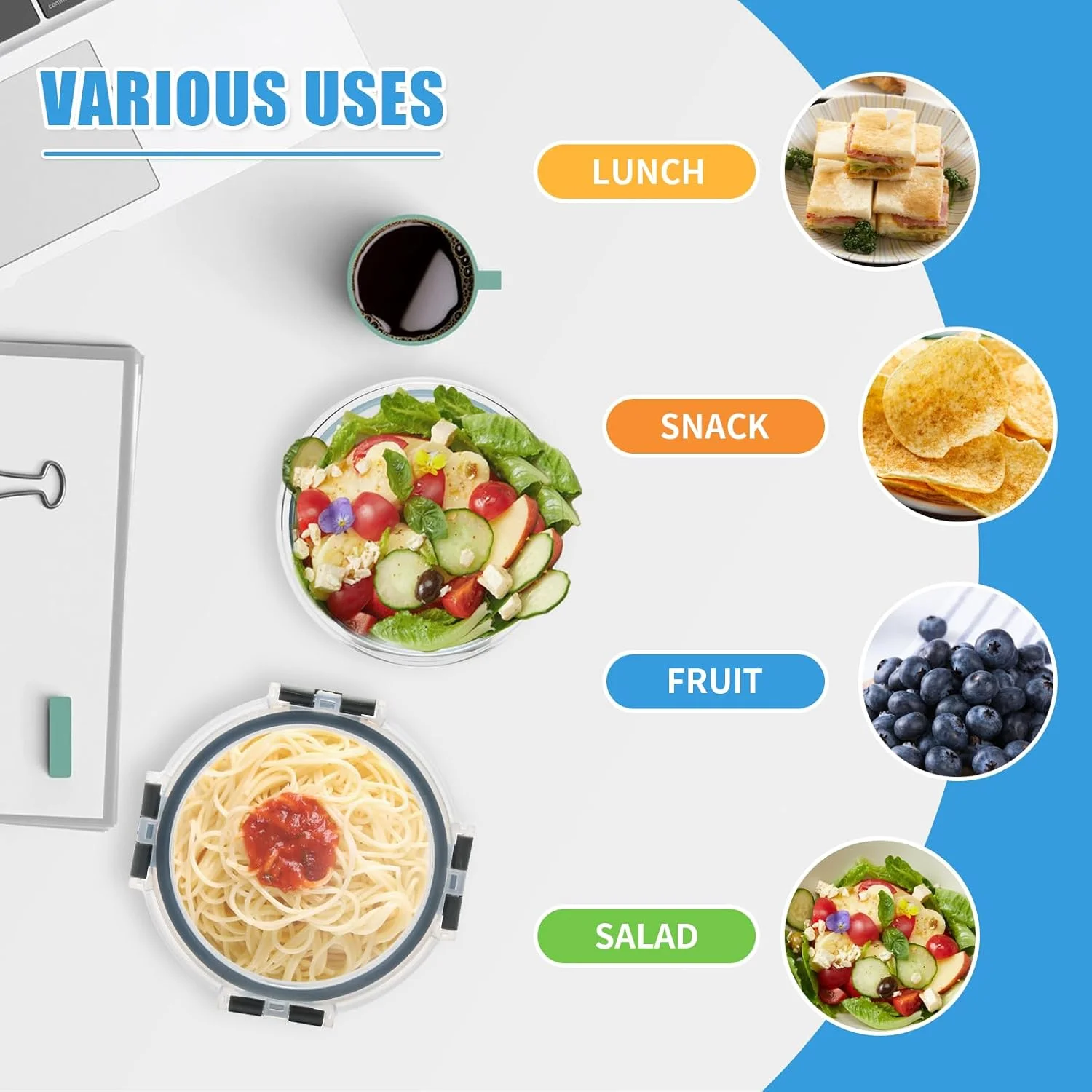 ست 12 تایی ظروف نگهداری غذا شیشه ای کوچک با درب های محکم، ظروف آماده سازی غذا ضد نشت 384 میلی لیتری، قابل استفاده در فریزر و مایکروویو، قابل شستشو در ماشین ظرفشویی ست 12 تایی ظروف نگهداری غذا شیشه ای کوچک با درب های محکم، ظروف آماده سازی غذا ضد نشت 384 میلی لیتری، قابل استفاده در فریزر و مایکروویو، قابل شستشو در ماشین ظرفشویی