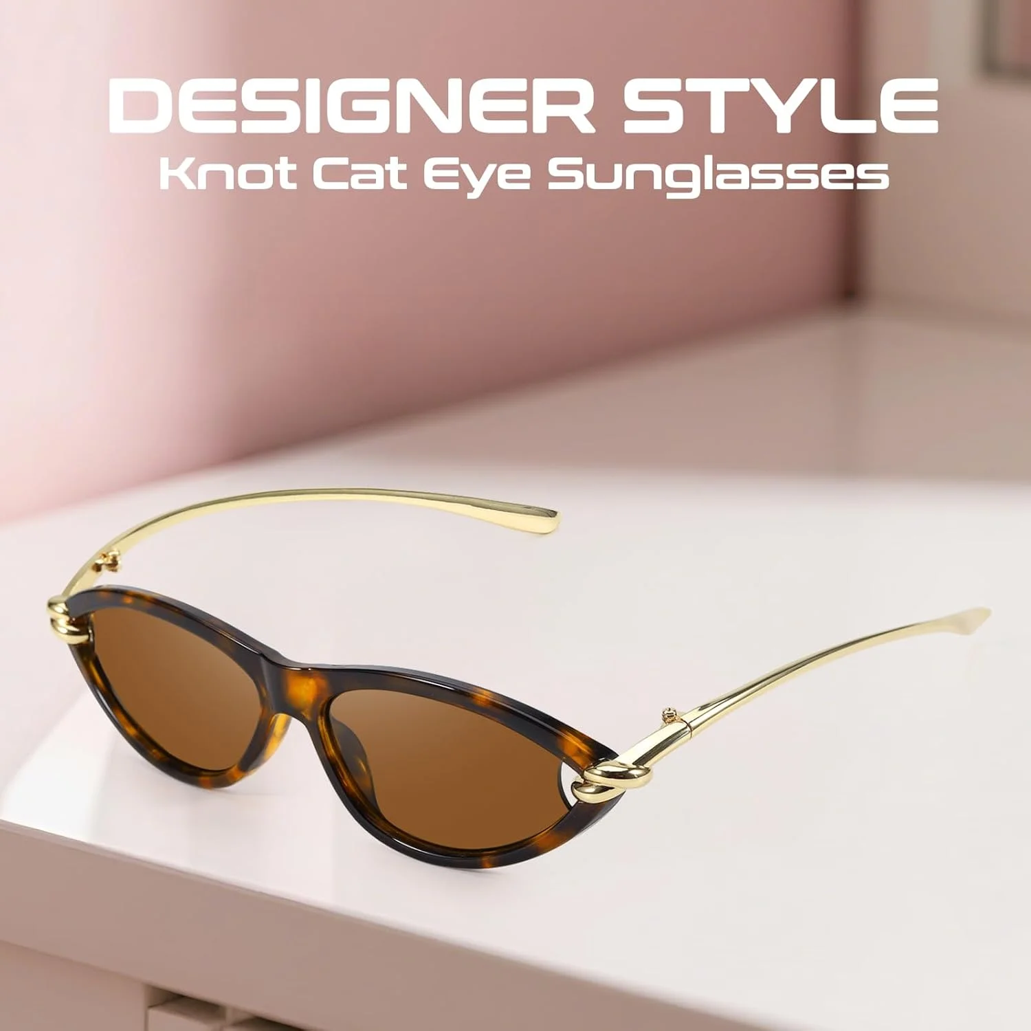 عینک آفتابی چشم گربه ای زنانه SODQW - عینک های آفتابی چشم گربه ای پلاریزه رترو با دسته های فلزی (مدل های فشن 2025) عینک آفتابی چشم گربه ای زنانه SODQW - عینک های آفتابی چشم گربه ای پلاریزه رترو با دسته های فلزی (مدل های فشن 2025)