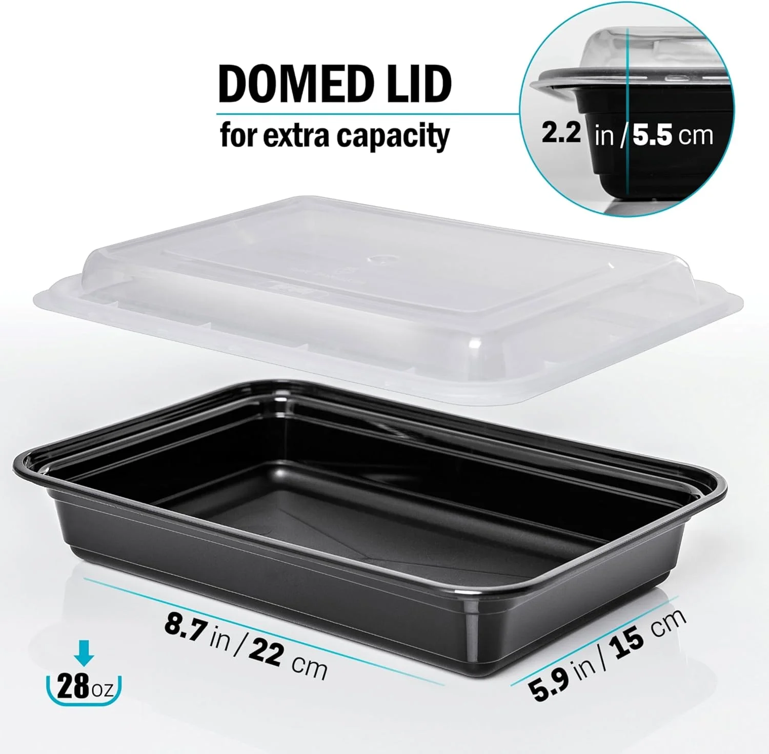 Igluu Meal Prep Containers Reusable 20 Pack 1-Compartment 828ml (28oz) BPA-Free Food Prep Containers with Airtight Lids – Durable Plastic, Stackable, Microwave, Freezer & Dishwasher Safe Igluu Meal Prep Containers Reusable 20 Pack 1-Compartment 828ml (28oz) BPA-Free Food Prep Containers with Airtight Lids – Durable Plastic, Stackable, Microwave, Freezer & Dishwasher Safe