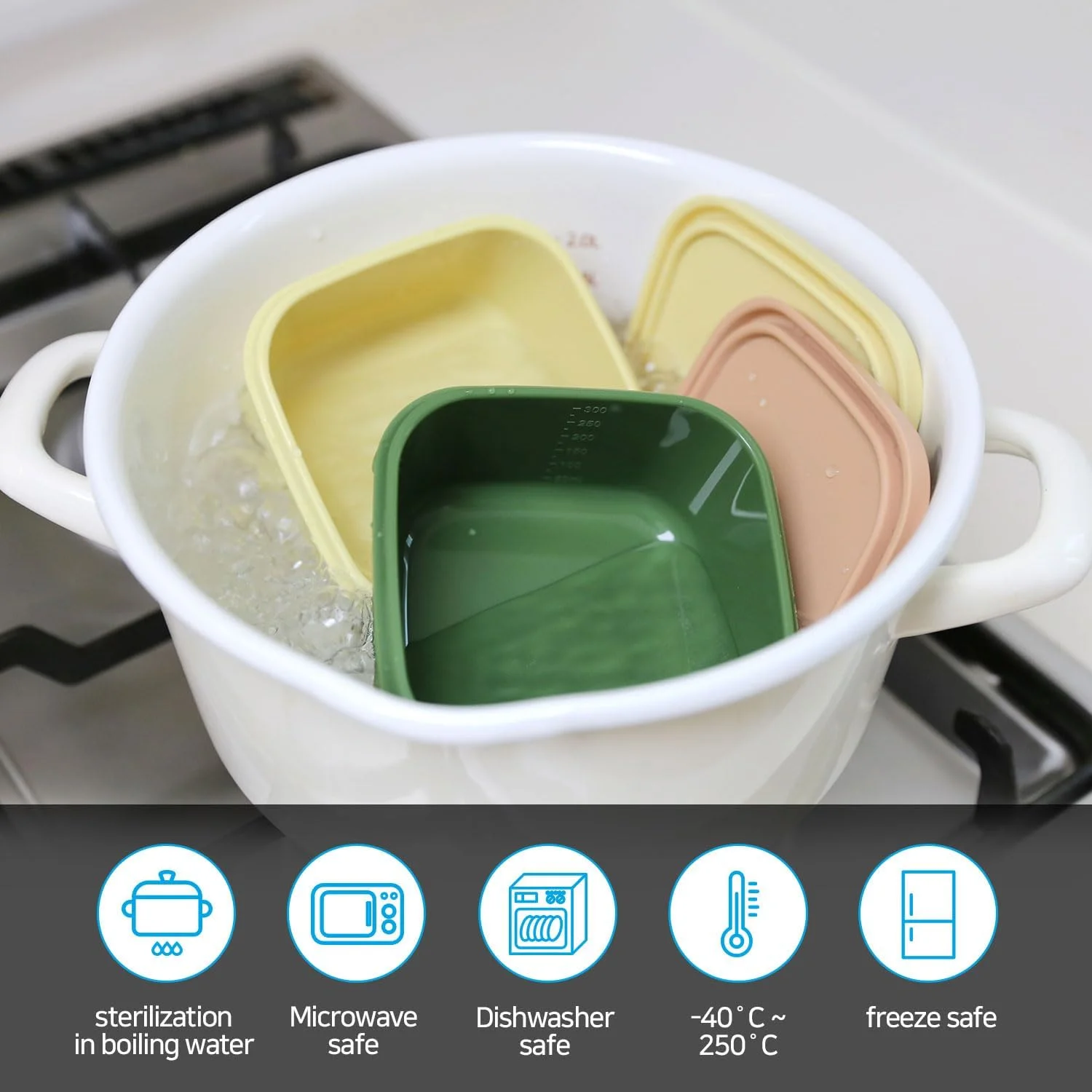 ظروف سیلیکونی نگهداری غذا HouseTip، 300 میلی لیتر، 3 عدد در 1 ست، سیلیکون درجه یک بدون BPA با درب سوراخ دار بخار، قابل شستشو در ماشین ظرفشویی، قابل استفاده در مایکروویو و فریزر، استفاده نیمه دائمی، درجه غذایی، FDA ظروف سیلیکونی نگهداری غذا HouseTip، 300 میلی لیتر، 3 عدد در 1 ست، سیلیکون درجه یک بدون BPA با درب سوراخ دار بخار، قابل شستشو در ماشین ظرفشویی، قابل استفاده در مایکروویو و فریزر، استفاده نیمه دائمی، درجه غذایی، FDA