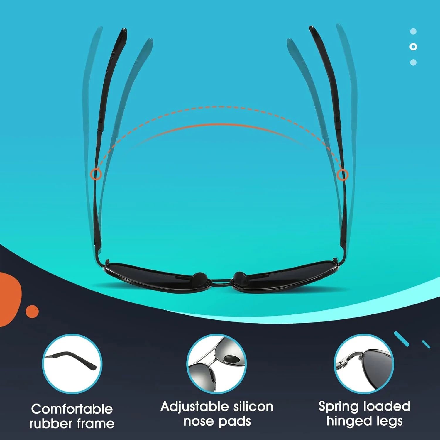 عینک آفتابی YUKANNA خلبانی پلاریزه مردانه و زنانه با محافظت UV 400 و فریم فلزی مناسب رانندگی، گلف و ماهیگیری عینک آفتابی YUKANNA خلبانی پلاریزه مردانه و زنانه با محافظت UV 400 و فریم فلزی مناسب رانندگی، گلف و ماهیگیری