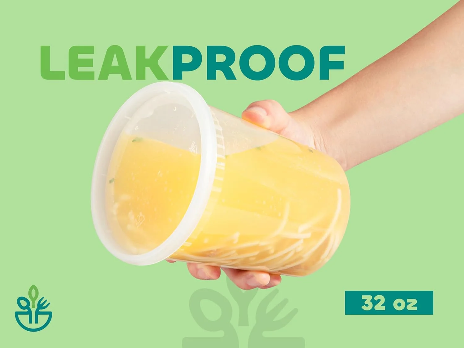 ظروف نگهداری غذا JoyServe، 946 میلی لیتر، همراه با درب - (36 عدد) ظروف پلاستیکی درب دار یک لیتری برای بیرون بر، آماده سازی غذا، حمل و نقل، ظروف سوپ مناسب فریزر همراه با 36 درب، فاقد BPA، قابل شستشو در ماشین ظرفشویی، قابل استفاده در مایکروویو