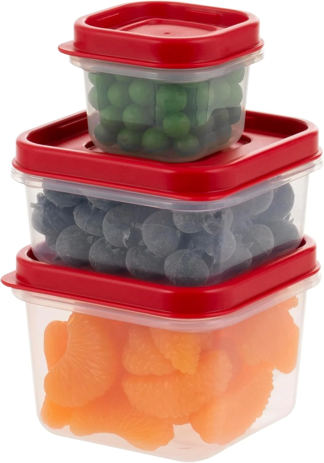 IRIS USA Meal Prep Containers, Assorted Sizes - 12 Piece, Food Storage Containers With Lids, To Go Take Out Plastic Food Storage, Food Prep, Microwave Dishwasher Freezer Safe, BPA Free, Clear/Red IRIS USA Meal Prep Containers, Assorted Sizes - 12 Piece, Food Storage Containers With Lids, To Go Take Out Plastic Food Storage, Food Prep, Microwave Dishwasher Freezer Safe, BPA Free, Clear/Red