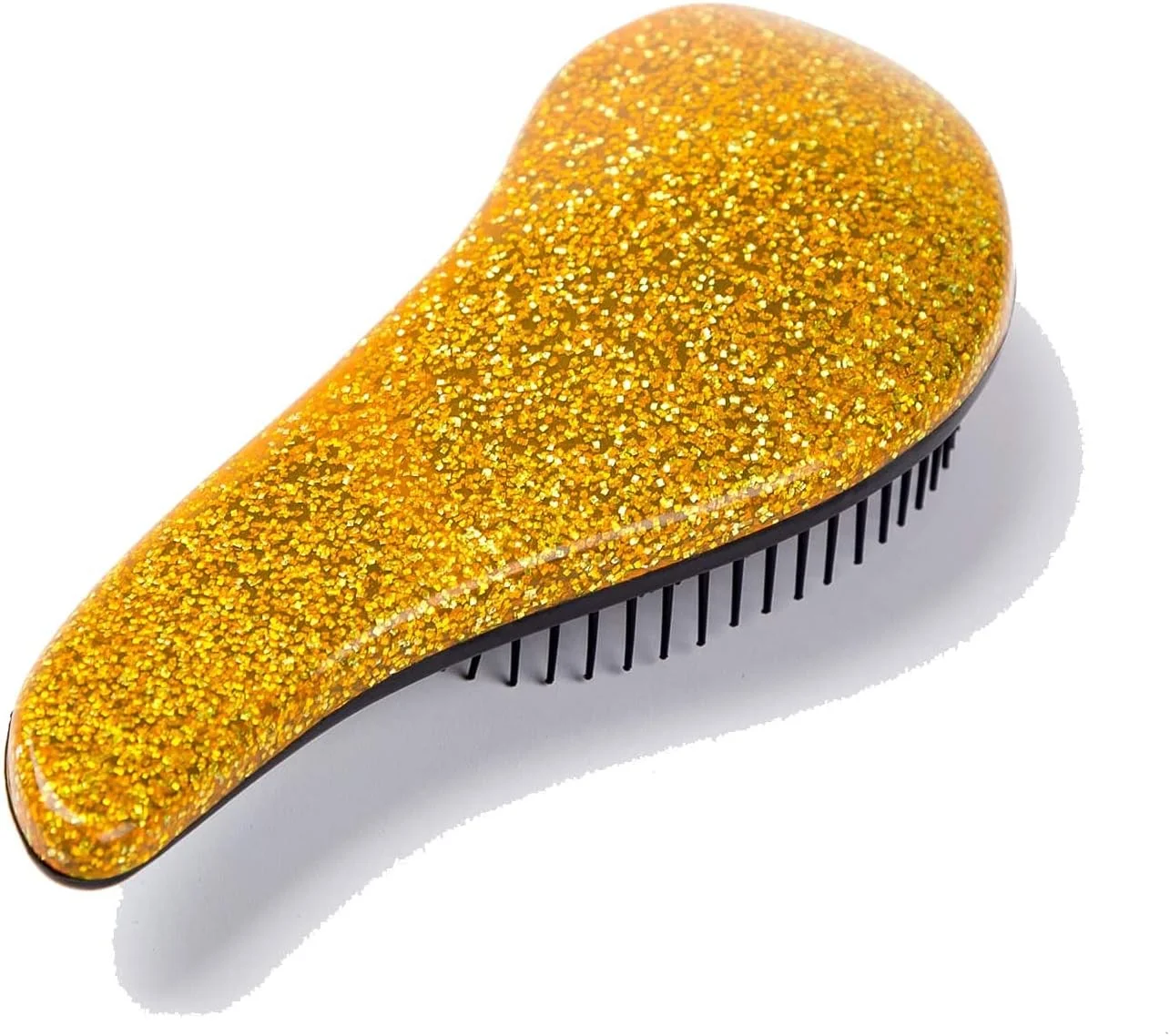 برس باز کننده گره مو ویتا شارکز - برس باز کننده مو برای زنان، دختران و کودکان برای باز کردن گره موهای خیس، نازک، فر، ضخیم، آفریقایی و بلند - اکلیلی آبی، بنفش، نقره ای و صورتی (اکلیل زرد)