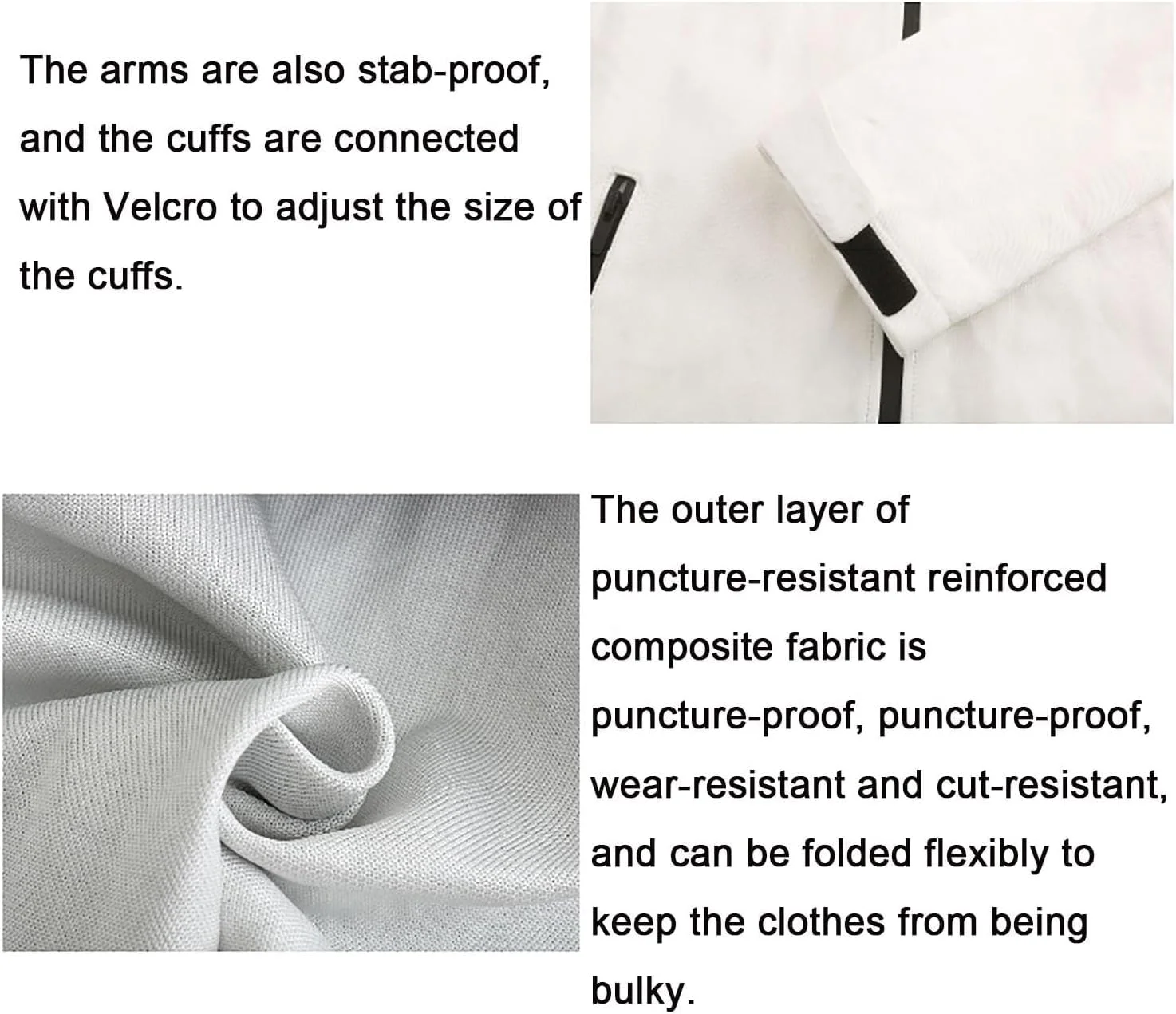 ژاکت ضد برش و ضد ضربه، کت محافظتی نامرئی، مقاوم در برابر پارگی، راحت و تنفس پذیر، برای تجهیزات محافظتی در حین انجام وظیفه