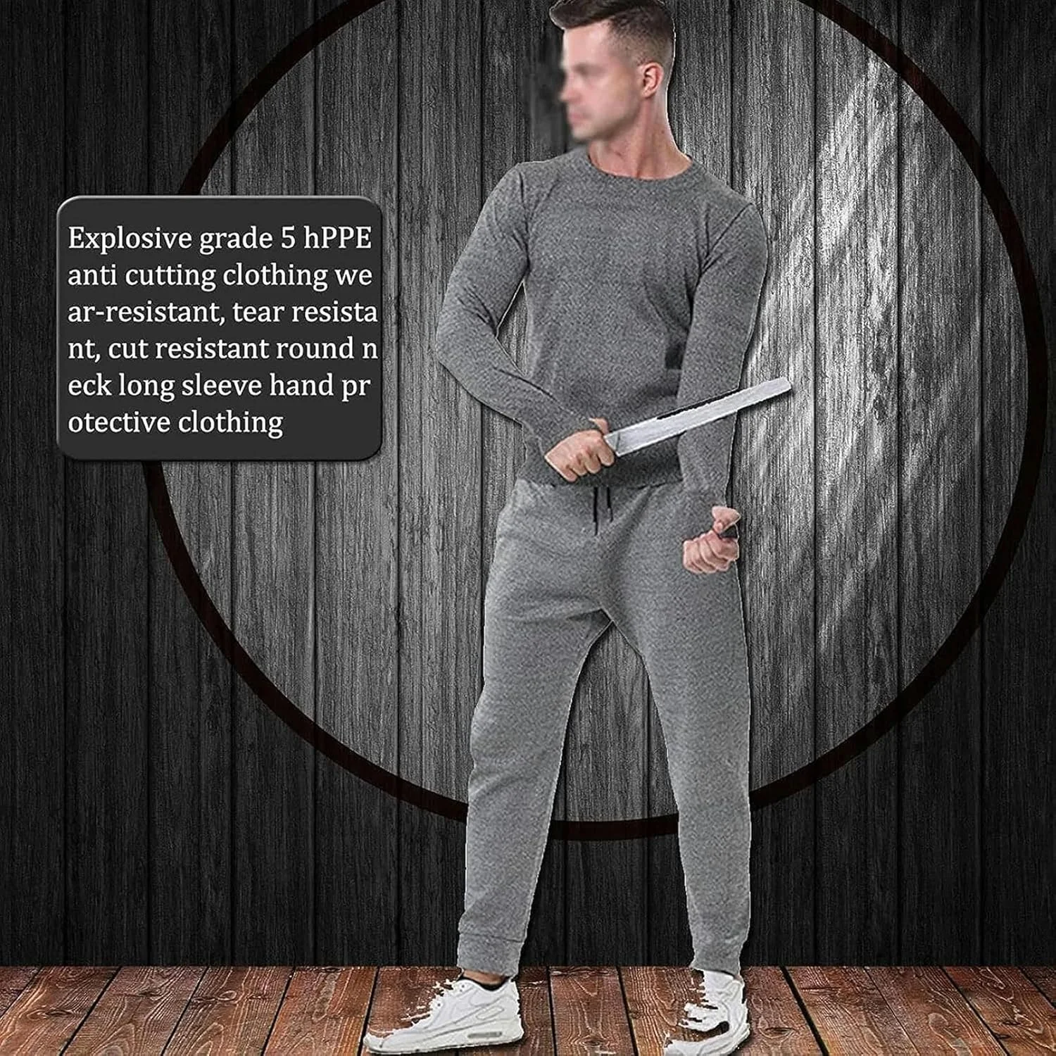 پیراهن آستین بلند، جلیقه ضد ضربه سطح 5، تجهیزات محافظتی برای کار ایمن، مقاوم در برابر سایش، ضد پارگی و ضد برش، محافظت با عملکرد بالا