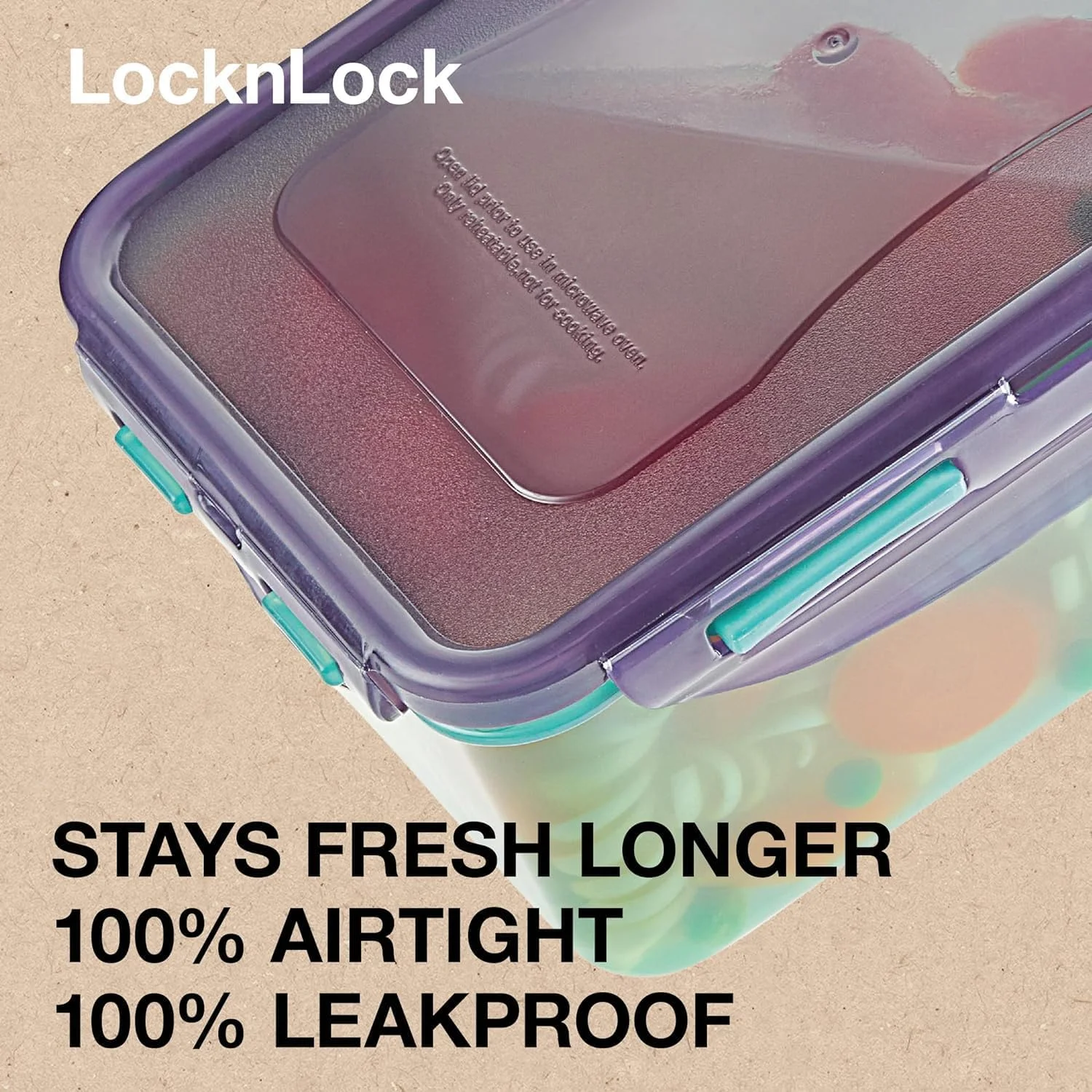 ظرف غذای مستطیلی 2.6 لیتری LocknLock Eco با روکش بیرونی Eco ظرف غذای مستطیلی 2.6 لیتری LocknLock Eco با روکش بیرونی Eco