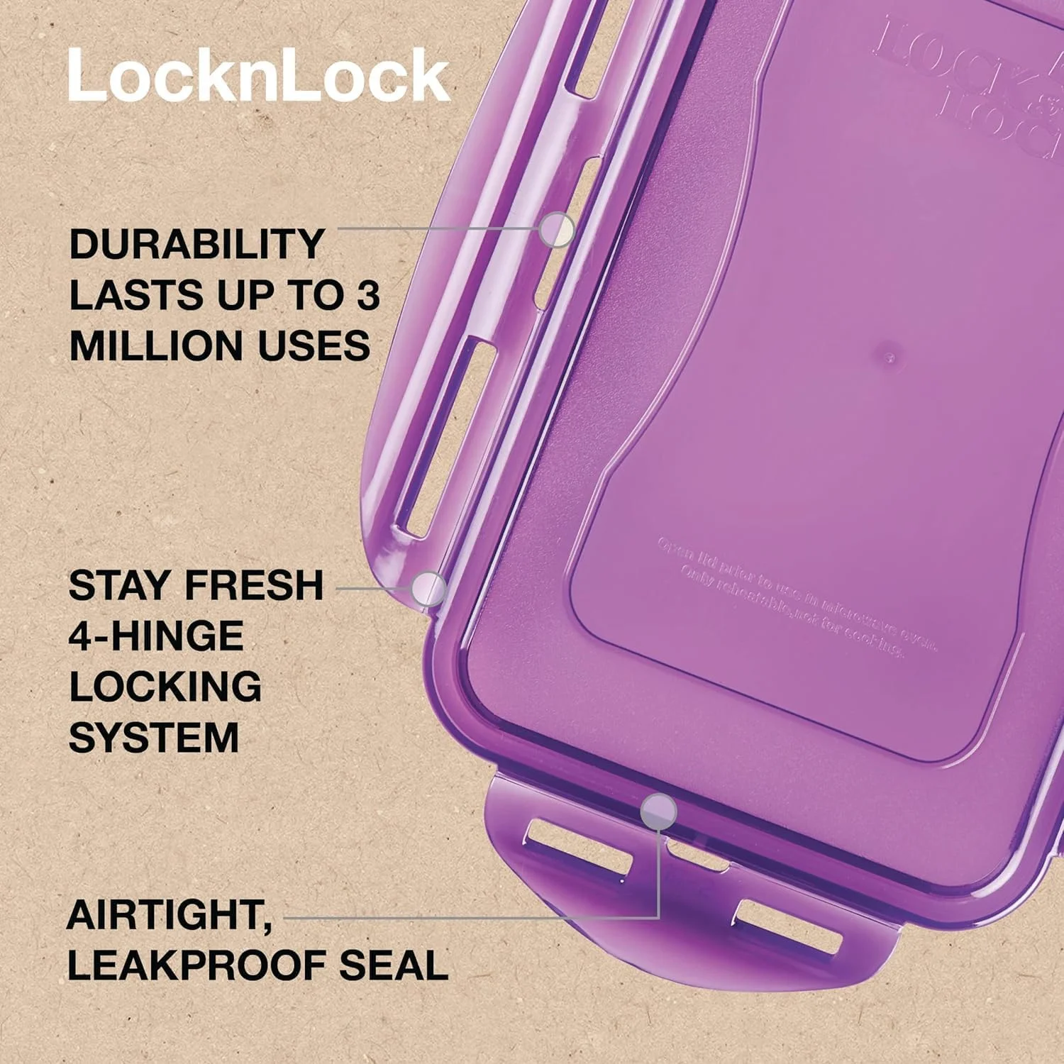 ظرف غذای مستطیلی 2.6 لیتری LocknLock Eco با روکش بیرونی Eco ظرف غذای مستطیلی 2.6 لیتری LocknLock Eco با روکش بیرونی Eco