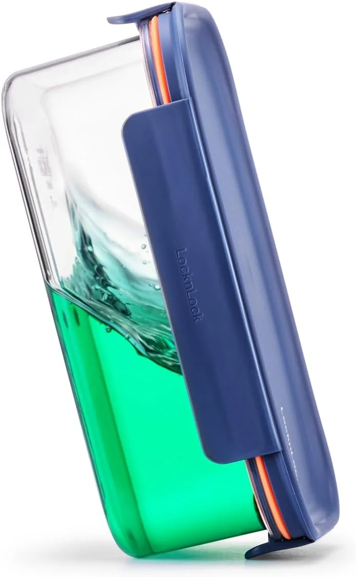 ظرف مستطیلی لاک اند لاک سری Bisfree مدل Modular Plus حجم 450 میلی لیتر - سرمه ای ظرف مستطیلی لاک اند لاک سری Bisfree مدل Modular Plus حجم 450 میلی لیتر - سرمه ای