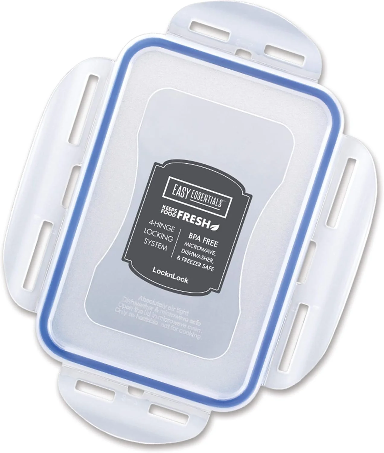 ظروف نگهداری مواد غذایی لاک اند لاک Easy Essentials با درب های محکم و بدون BPA، 10 تکه - مربع، شفاف ظروف نگهداری مواد غذایی لاک اند لاک Easy Essentials با درب های محکم و بدون BPA، 10 تکه - مربع، شفاف