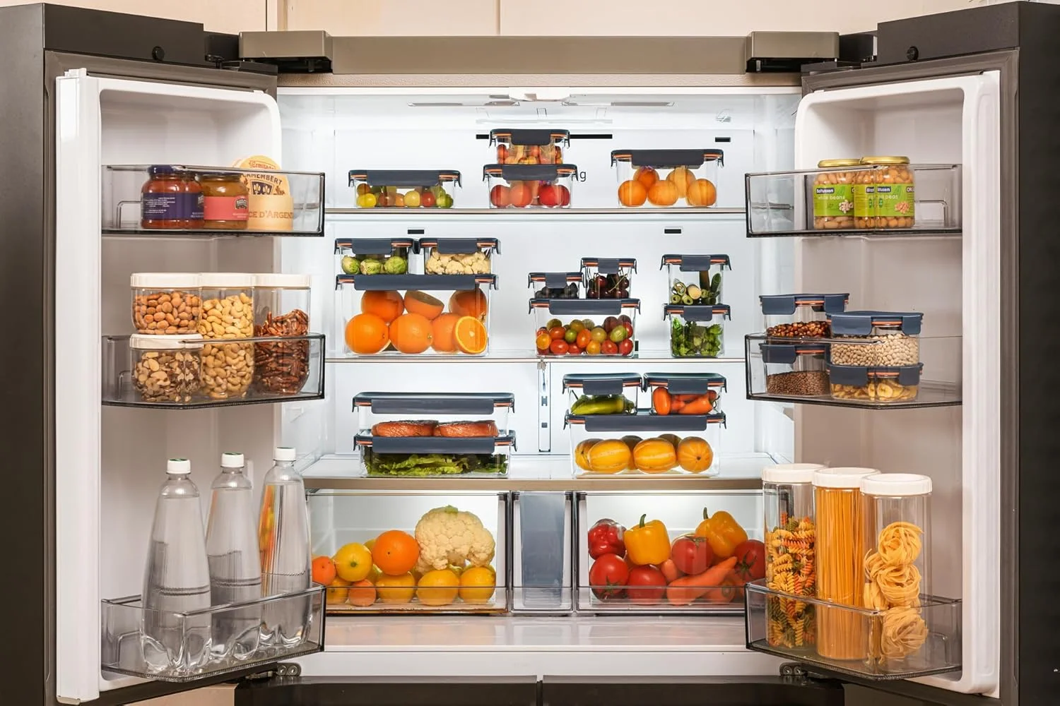 ظرف مستطیلی لاک اند لاک سری Bisfree مدل Modular Plus حجم 450 میلی لیتر - سرمه ای ظرف مستطیلی لاک اند لاک سری Bisfree مدل Modular Plus حجم 450 میلی لیتر - سرمه ای