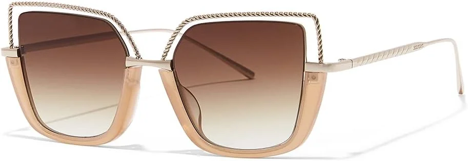 عینک آفتابی زنانه چشم گربه ای فلزی + استات 30Sundays - محافظت در برابر اشعه ماوراء بنفش: UV380-400