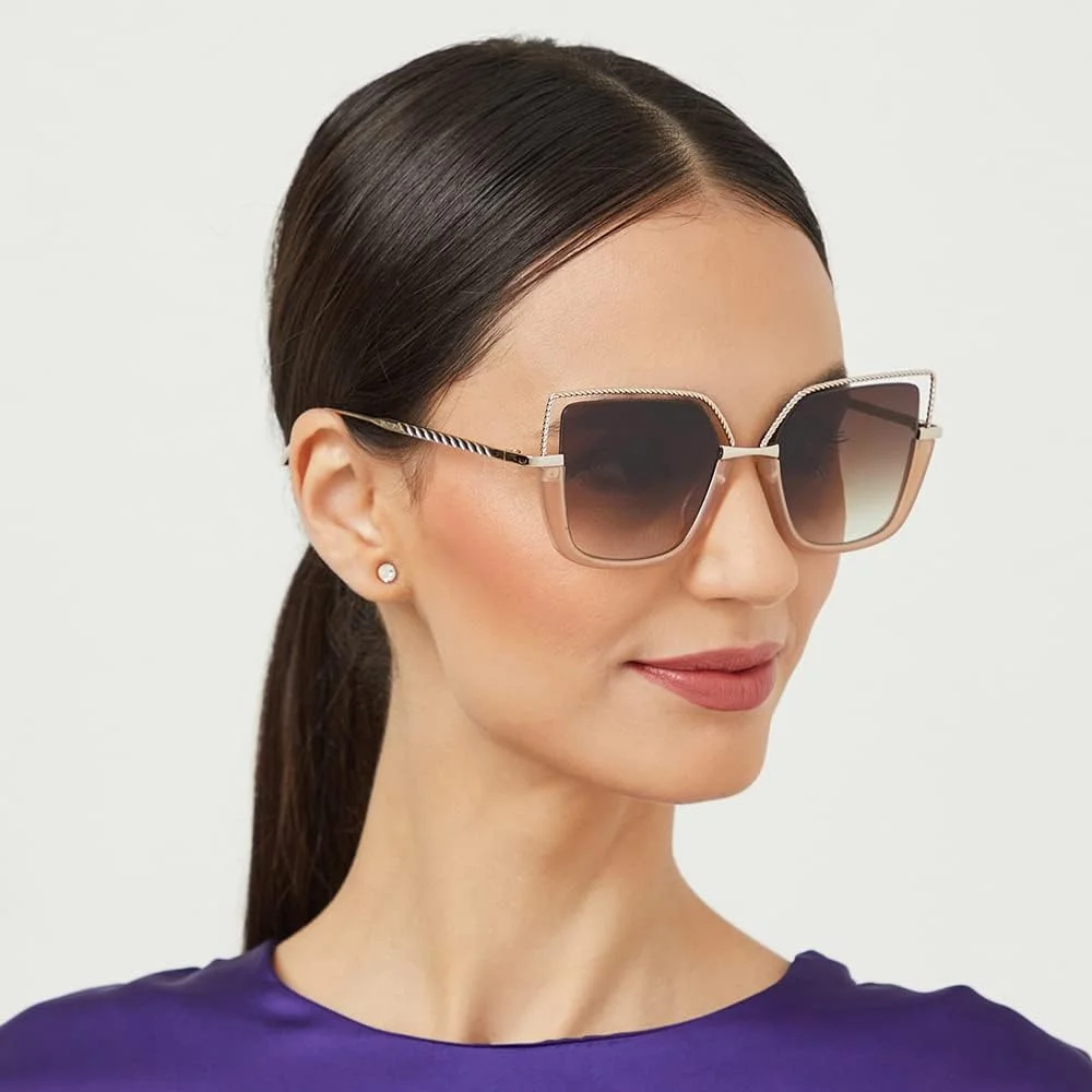 عینک آفتابی زنانه چشم گربه ای فلزی + استات 30Sundays - محافظت در برابر اشعه ماوراء بنفش: UV380-400