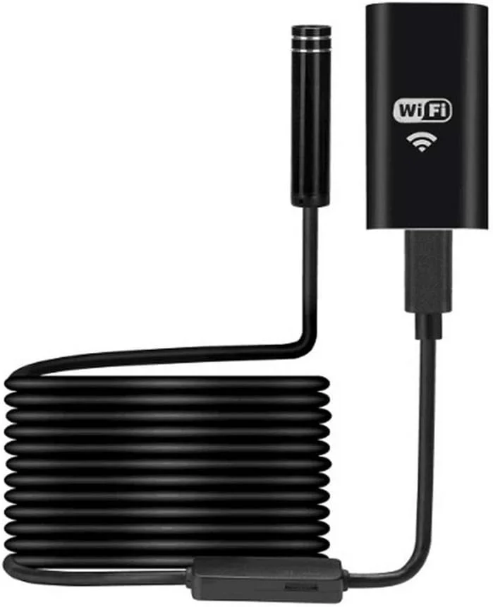 دوربین آندوسکوپ خودرو USB وای فای پشتیبانی از اندروید، آیفون و کامپیوتر، ضد آب با قطر 3.5 متر، دوربین بازرسی امنیتی