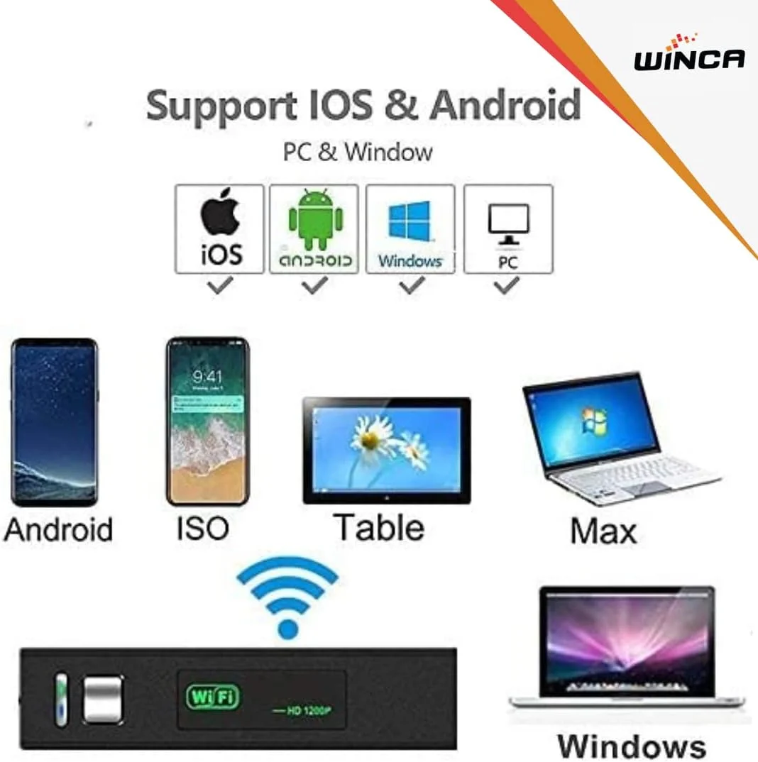 اندوسکوپ بی سیم WINCA / اندوسکوپ آیفون، دوربین بازرسی بورسکوپ 2.0MP HD ضد آب IP68 وای فای بورسکوپ دوربین ماری نیمه سخت، اندروید، تلفن هوشمند iOS، تبلت، کامپیوتر اندوسکوپ بی سیم WINCA / اندوسکوپ آیفون، دوربین بازرسی بورسکوپ 2.0MP HD ضد آب IP68 وای فای بورسکوپ دوربین ماری نیمه سخت، اندروید، تلفن هوشمند iOS، تبلت، کامپیوتر
