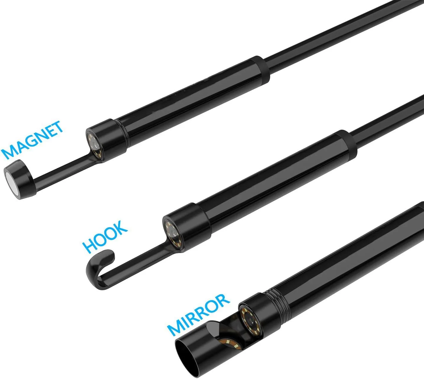 دوربین آندوسکوپی بی سیم ماری با میله عملکرد، دوربین بازرسی وای فای 1200P HD با 8 چراغ LED، کابل سخت، بورسکوپ برای تلفن هوشمند، تبلت، آیپد، کامپیوتر (5 متر، 16.5 فوت) دوربین آندوسکوپی بی سیم ماری با میله عملکرد، دوربین بازرسی وای فای 1200P HD با 8 چراغ LED، کابل سخت، بورسکوپ برای تلفن هوشمند، تبلت، آیپد، کامپیوتر (5 متر، 16.5 فوت)