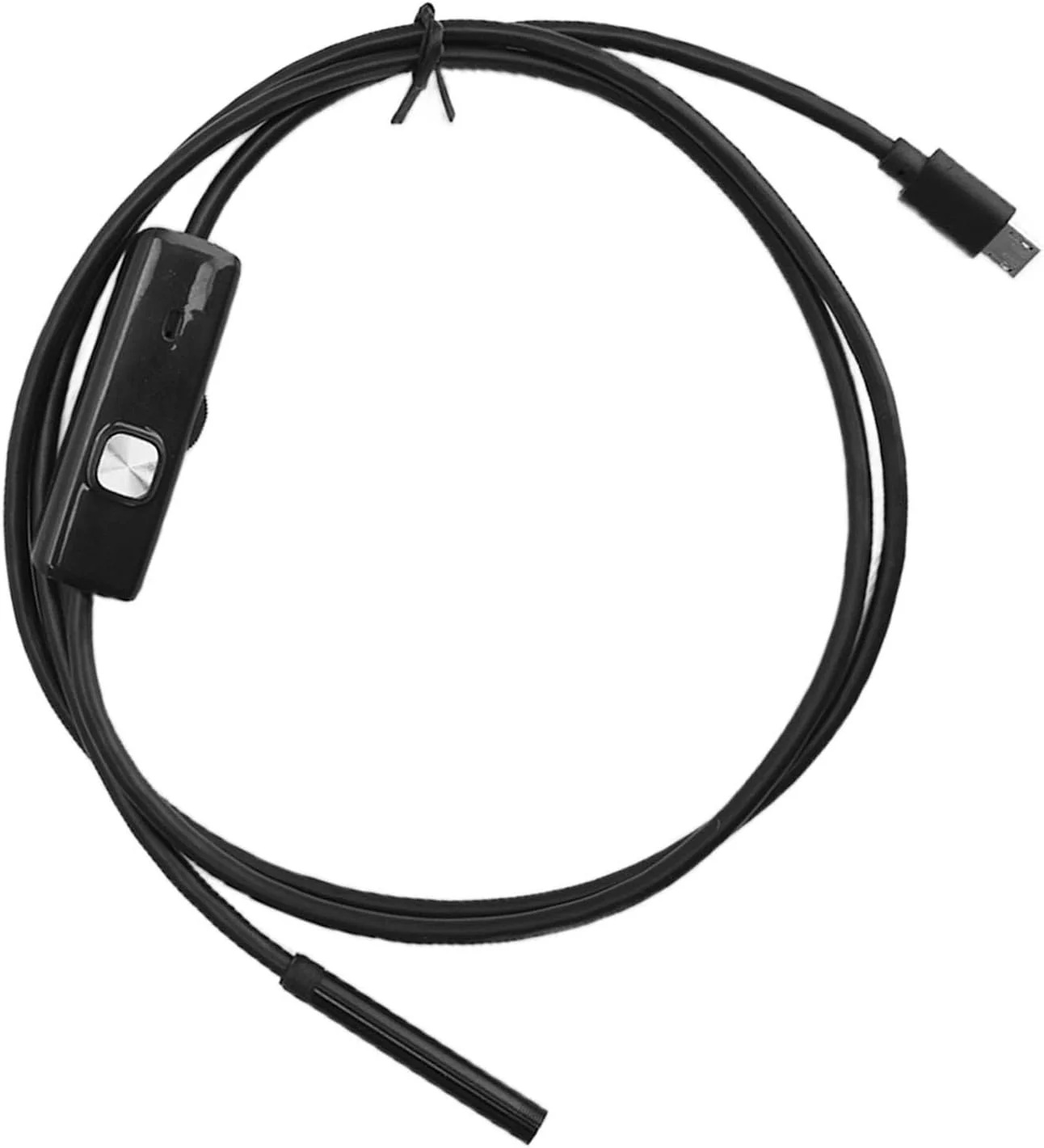 اندوسکوپ USB با 6 LED، دوربین بازرسی ضد آب، لنز 5.5 میلی متری، IP67، برای اندروید، ویندوز، خودرو، صنعت، نفت، برق، هوافضا، ساخت و ساز، عمومی، گمرک، آب، (2 متر)