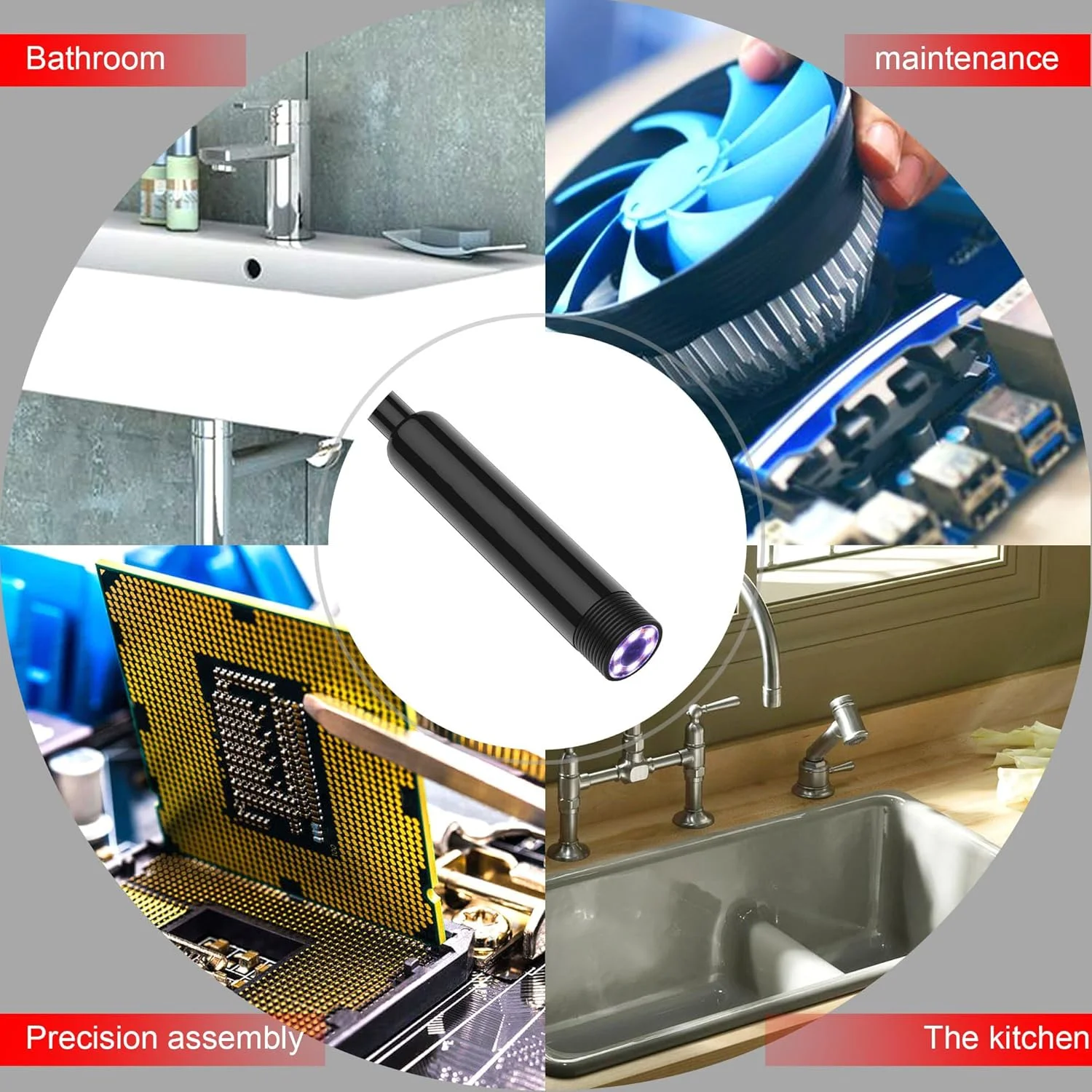 دوربین آندوسکوپی بی سیم ماری با میله عملکرد، دوربین بازرسی وای فای 1200P HD با 8 چراغ LED، کابل سخت، بورسکوپ برای تلفن هوشمند، تبلت، آیپد، کامپیوتر (5 متر، 16.5 فوت) دوربین آندوسکوپی بی سیم ماری با میله عملکرد، دوربین بازرسی وای فای 1200P HD با 8 چراغ LED، کابل سخت، بورسکوپ برای تلفن هوشمند، تبلت، آیپد، کامپیوتر (5 متر، 16.5 فوت)