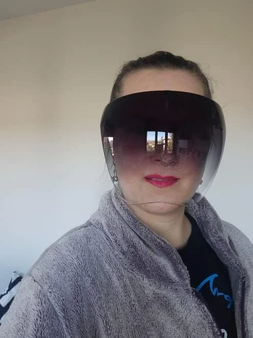 عینک آفتابی محافظ صورت کامل FEISEDY، عینک محافظ آینه ای ضد مه مدل B2781