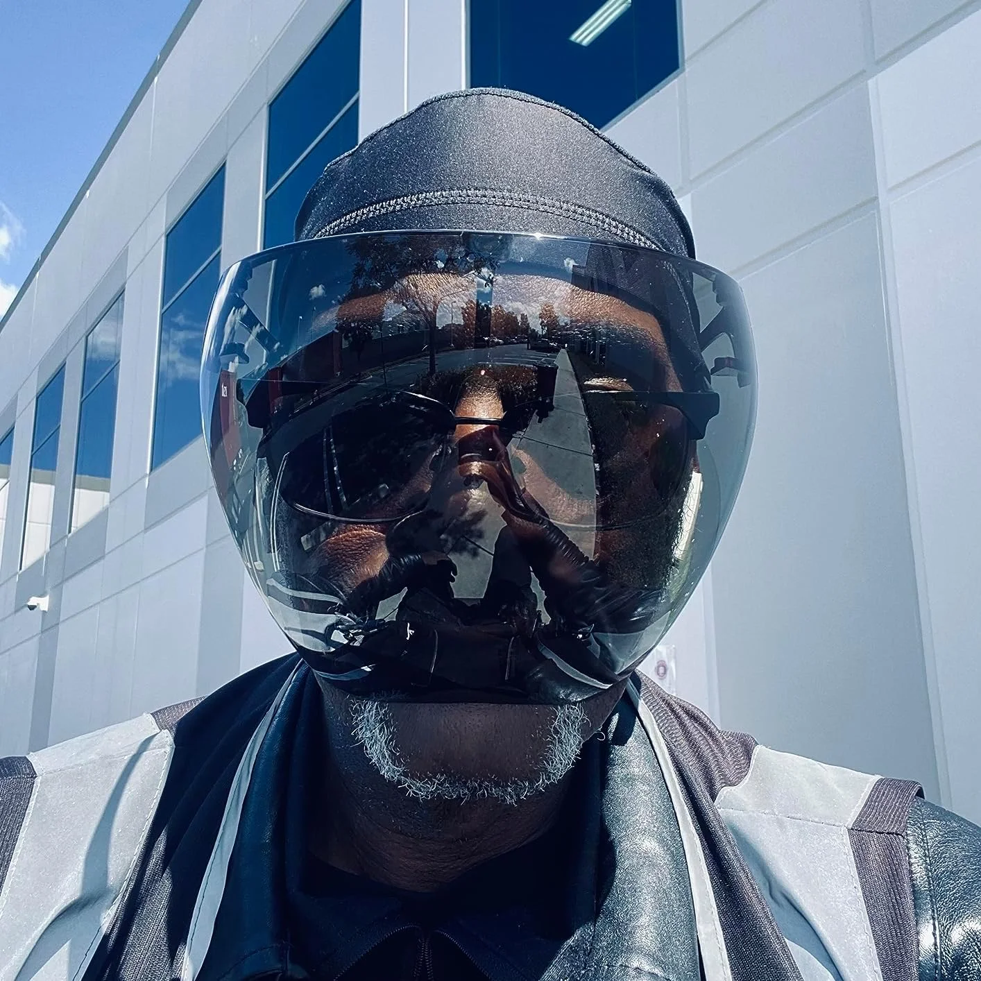 عینک آفتابی محافظ صورت کامل FEISEDY، عینک محافظ آینه ای ضد مه مدل B2781