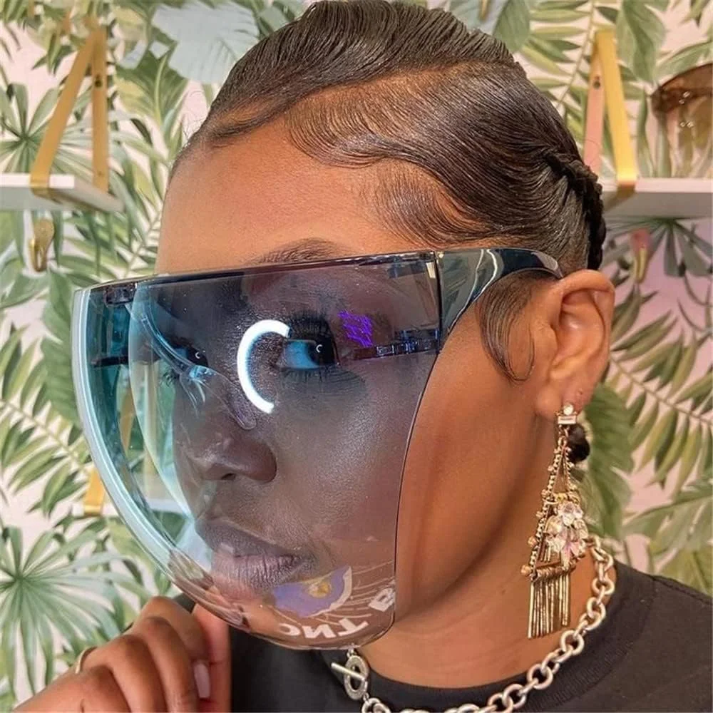 عینک آفتابی محافظ صورت کامل FEISEDY، عینک محافظ آینه ای ضد مه مدل B2781