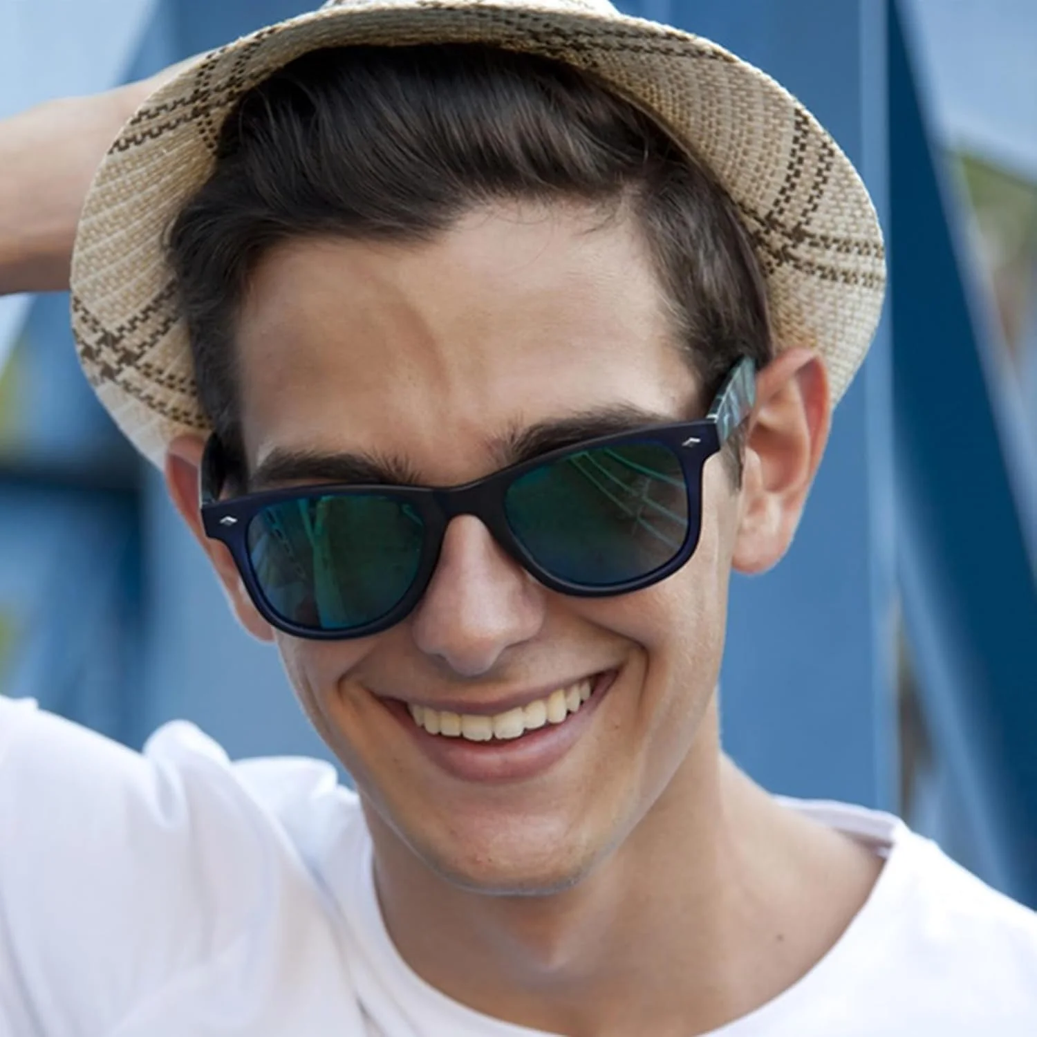 FSMILING بسته 10 عددی عینک آفتابی مردانه زنانه آینه ای، مجموعه عینک آفتابی فستیوالی شفاف رترو برای مهمانی های فانتزی