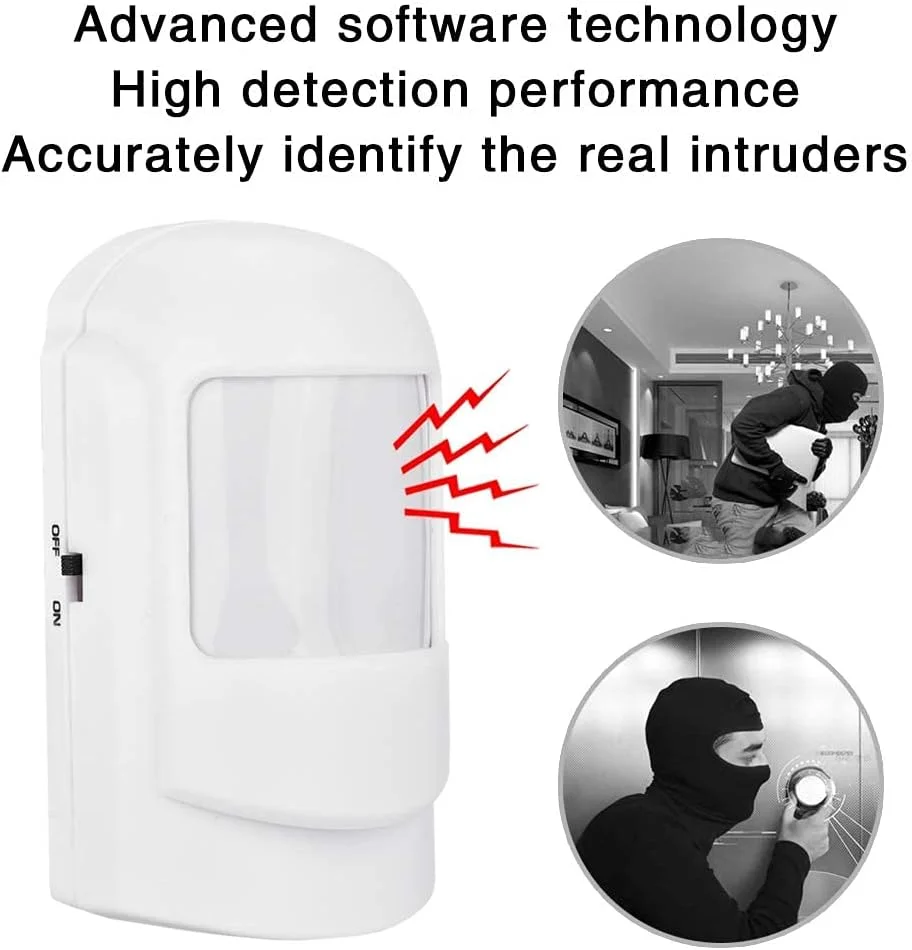 آشکارساز حرکت بی سیم، سیستم دزدگیر خانه سنسور مادون قرمز وای فای دزدگیر تشخیص حرکت برای امنیت خانه