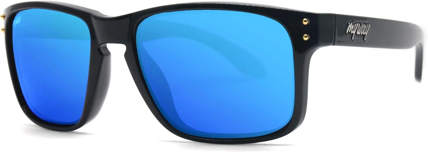 عینک آفتابی لنز شیشه ای لوکس Myway برای مردان و زنان، مناسب دویدن، ماهیگیری، گلف و لوازم جانبی با گزینه عینک آفتابی لنز پلاریزه