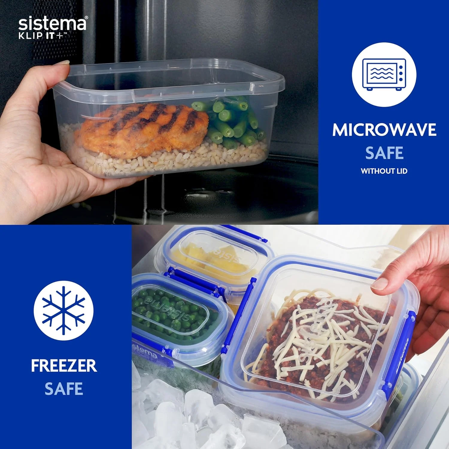ظروف نگهداری مواد غذایی نشتگیر سیستما KLIP IT PLUS | ۱ لیتر | ظروف آمادهسازی غذا با درب، هوا بند و قابل چیدن | جعبه ناهار مدرسه | فاقد BPA | بسته ۴ عددی ظروف نگهداری مواد غذایی نشتگیر سیستما KLIP IT PLUS | ۱ لیتر | ظروف آمادهسازی غذا با درب، هوا بند و قابل چیدن | جعبه ناهار مدرسه | فاقد BPA | بسته ۴ عددی