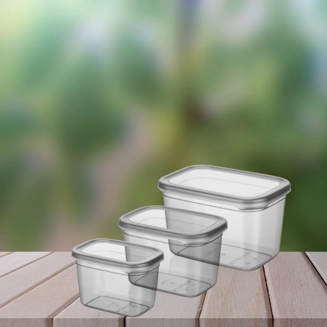 ظروف نگهداری غذا 3 در 1، ست ظروف و نگهداری پلاستیکی آشپزخانه با درب، بدون BPA، قابل استفاده در ماشین ظرفشویی، مایکروویو و فریزر 400 میلی لیتر، 670 میلی لیتر و 1.2 لیتر