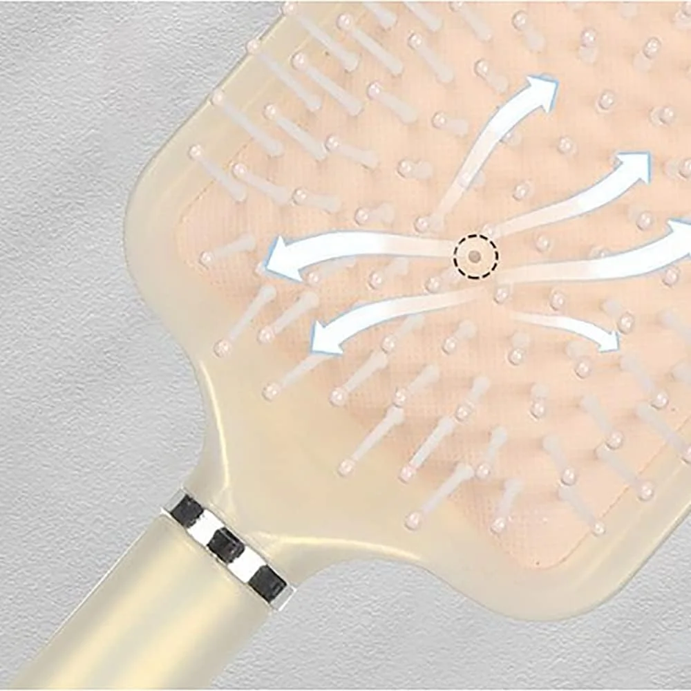 INDER Detangler Hair Brush Exclusive Ultra-Soft,Anti-Hair Loss Massage Hair Cushion Comb For All Hair Types,For Women and Men (Blue) INDER Detangler Hair Brush Exclusive Ultra-Soft,Anti-Hair Loss Massage Hair Cushion Comb For All Hair Types,For Women and Men (Blue)