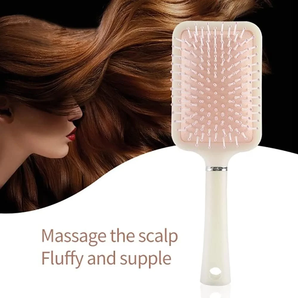 INDER Detangler Hair Brush Exclusive Ultra-Soft,Anti-Hair Loss Massage Hair Cushion Comb For All Hair Types,For Women and Men (Blue) INDER Detangler Hair Brush Exclusive Ultra-Soft,Anti-Hair Loss Massage Hair Cushion Comb For All Hair Types,For Women and Men (Blue)