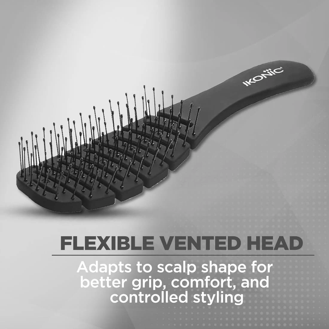 Ikonic Vent Brush, Black Ikonic Vent Brush, Black